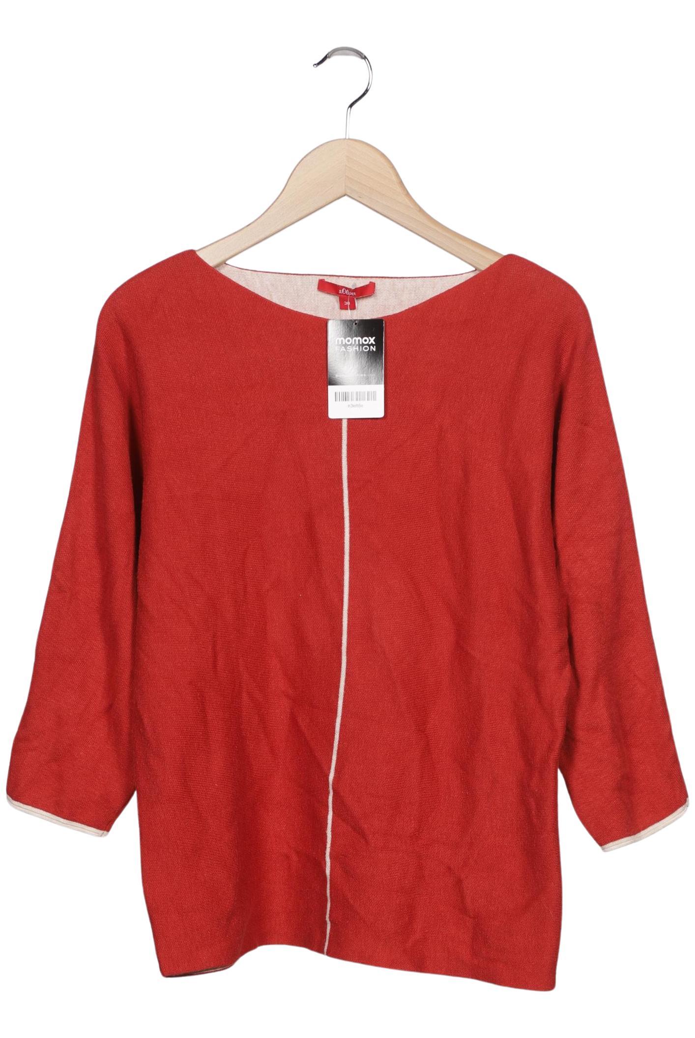 

s.Oliver Damen Pullover, rot, Gr. 38