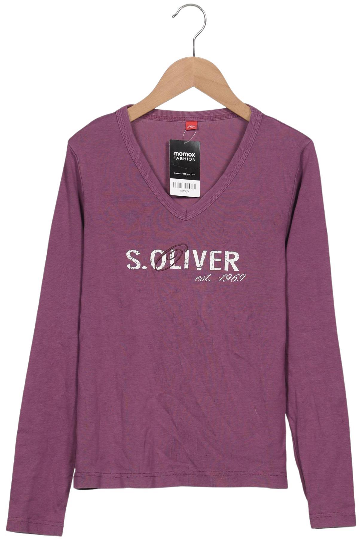 

s.Oliver Damen Langarmshirt, flieder, Gr. 38