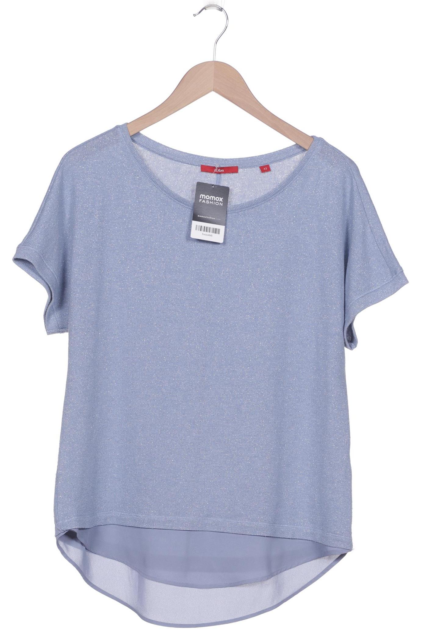 

s.Oliver Damen T-Shirt, hellblau