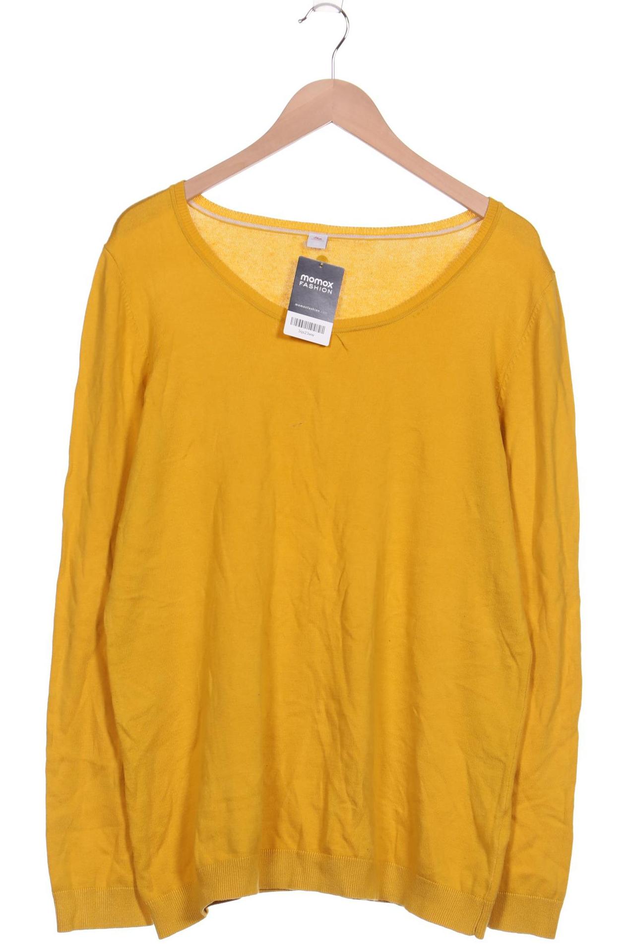 

s.Oliver Damen Pullover, gelb, Gr. 44
