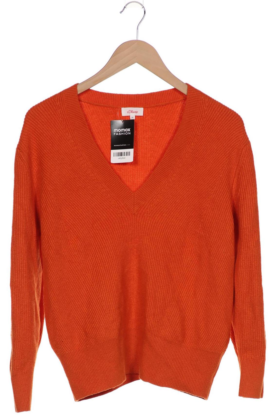 

s.Oliver Damen Pullover, orange, Gr. 38