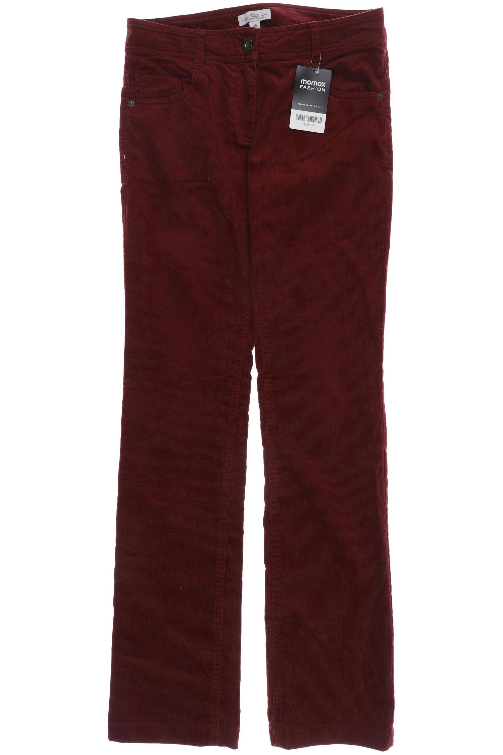 

s.Oliver Damen Stoffhose, rot, Gr. 34