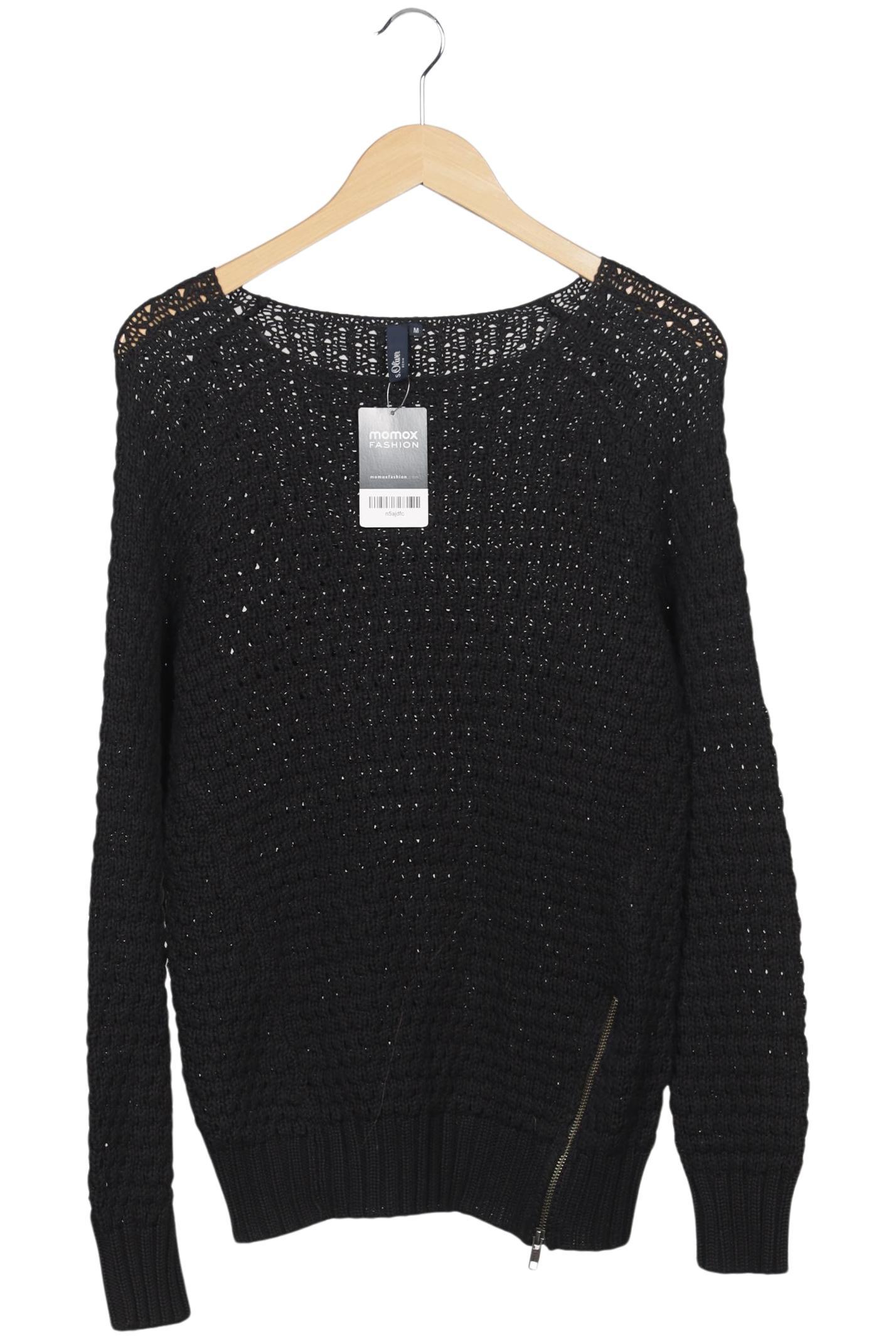 

s.Oliver Damen Pullover, schwarz, Gr. 38