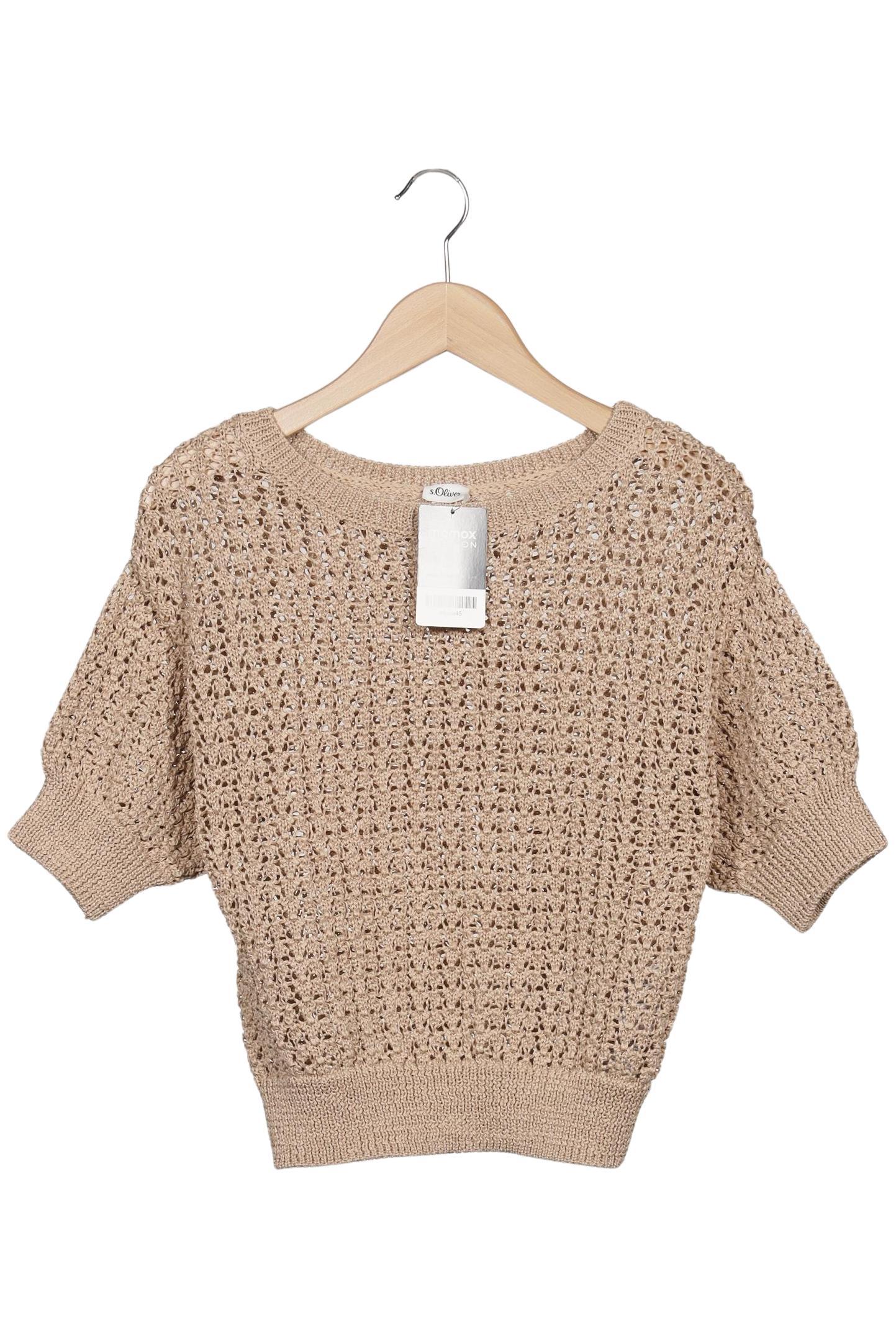 

s.Oliver Damen Pullover, beige, Gr. 36