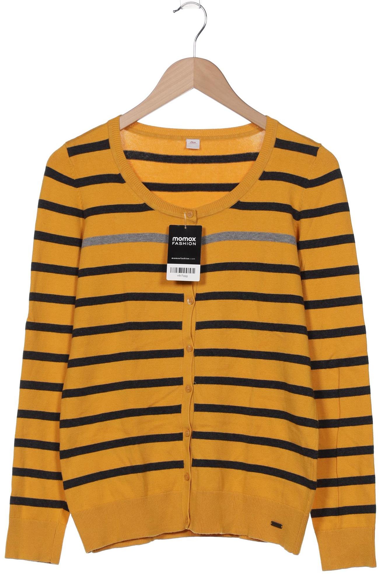 

s.Oliver Damen Strickjacke, orange, Gr. 40