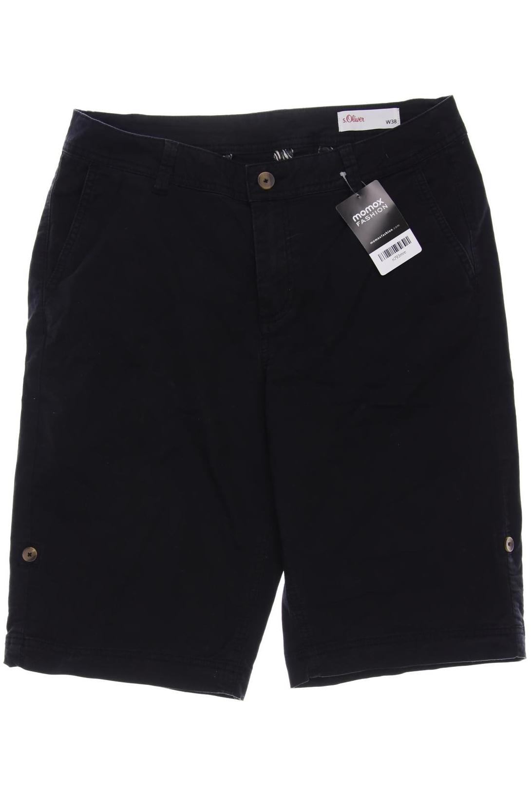 

s.Oliver Damen Shorts, schwarz