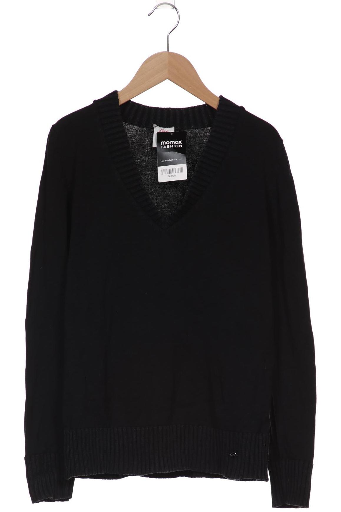 

s.Oliver Damen Pullover, schwarz, Gr. 40
