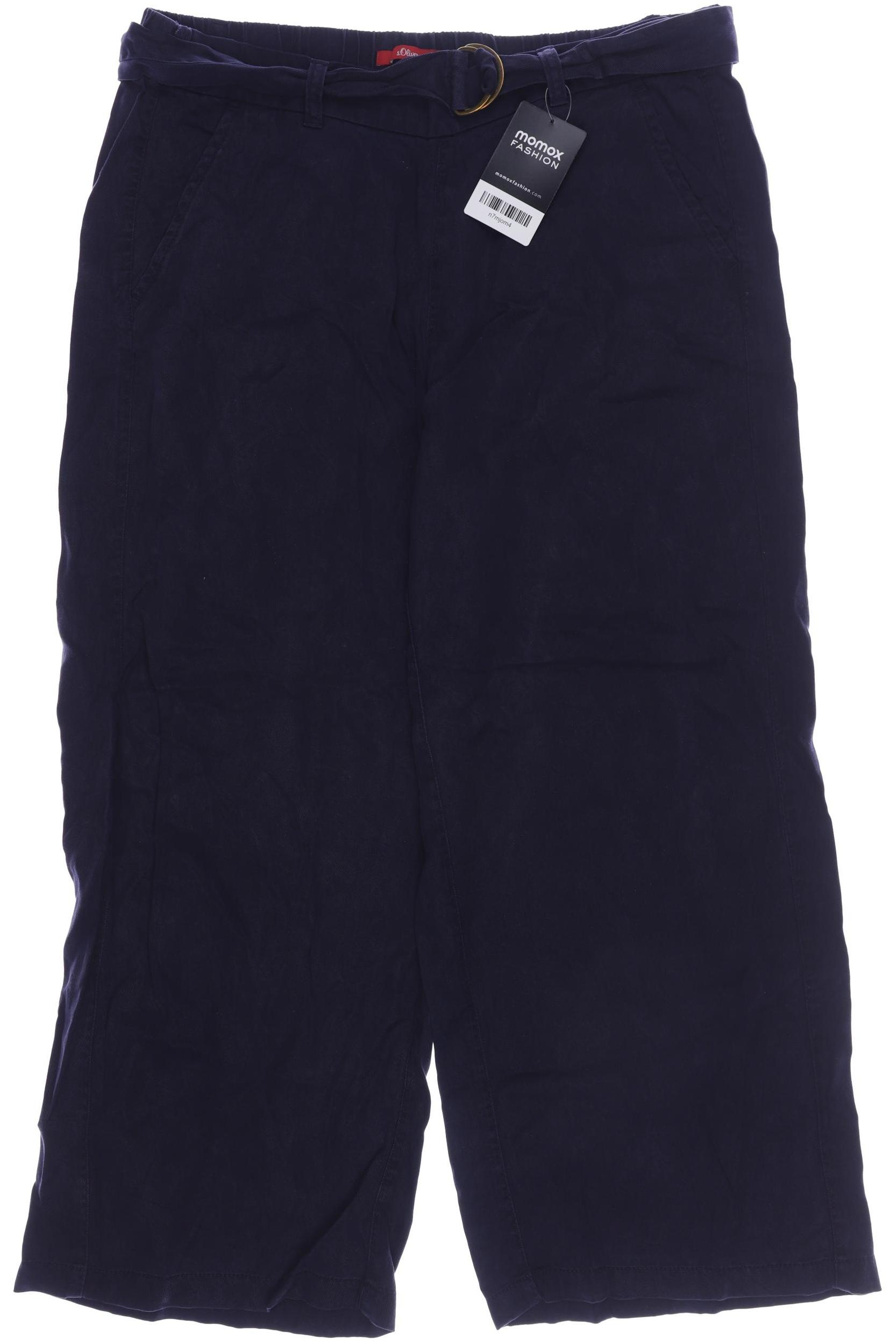 

s.Oliver Damen Stoffhose, marineblau