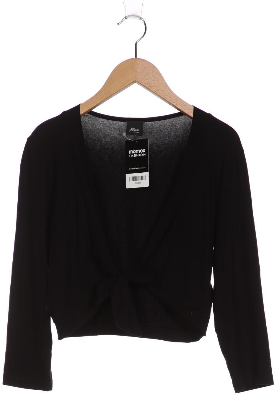 Thumbnail - s.Oliver Damen Strickjacke, schwarz, Gr. 36
