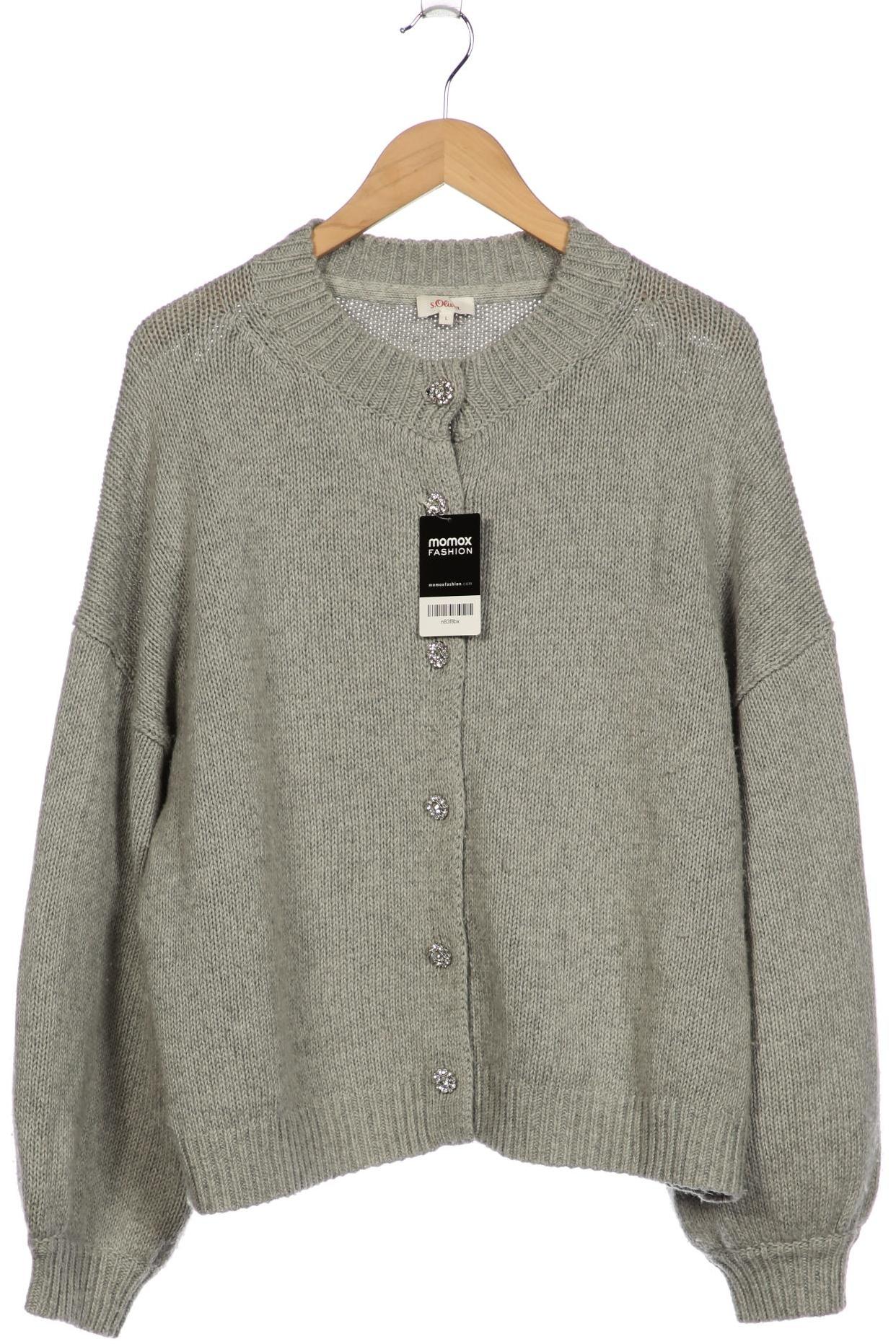 

s.Oliver Damen Strickjacke, grau, Gr. 42