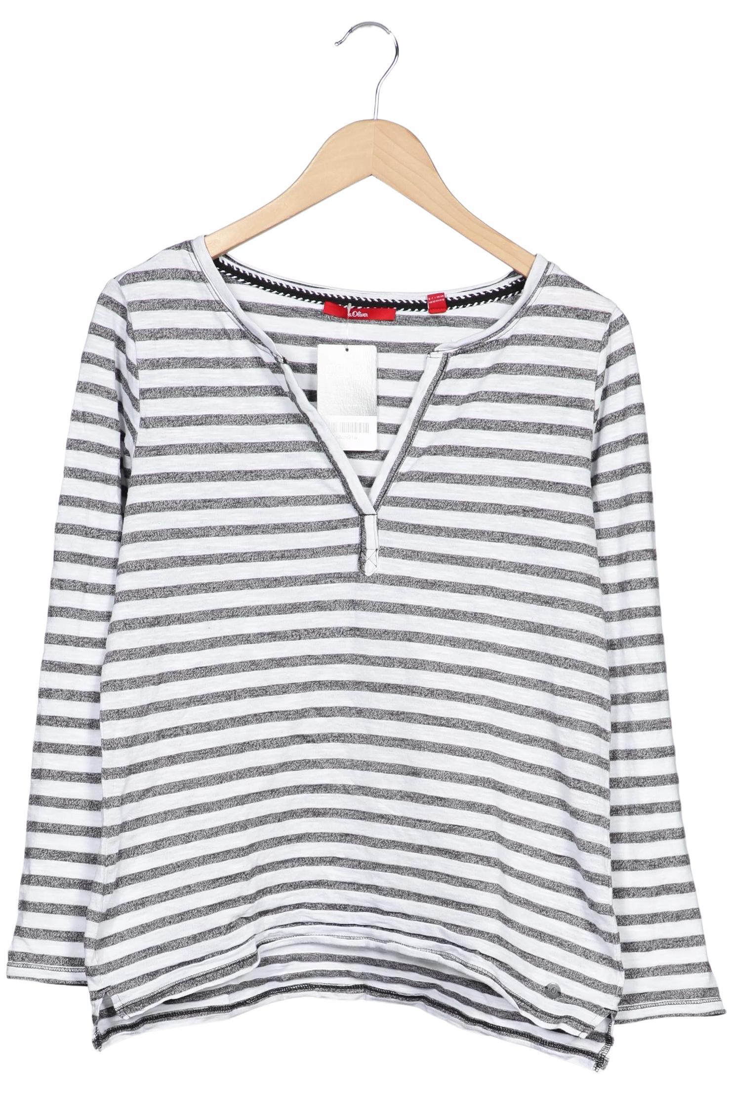 

s.Oliver Damen Langarmshirt, mehrfarbig, Gr. 40