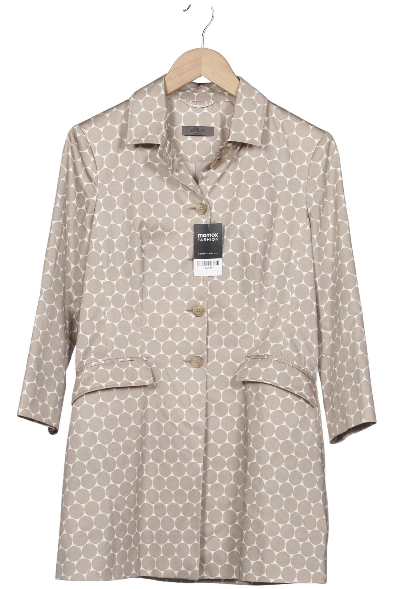 

s.Oliver Damen Mantel, beige, Gr. 38