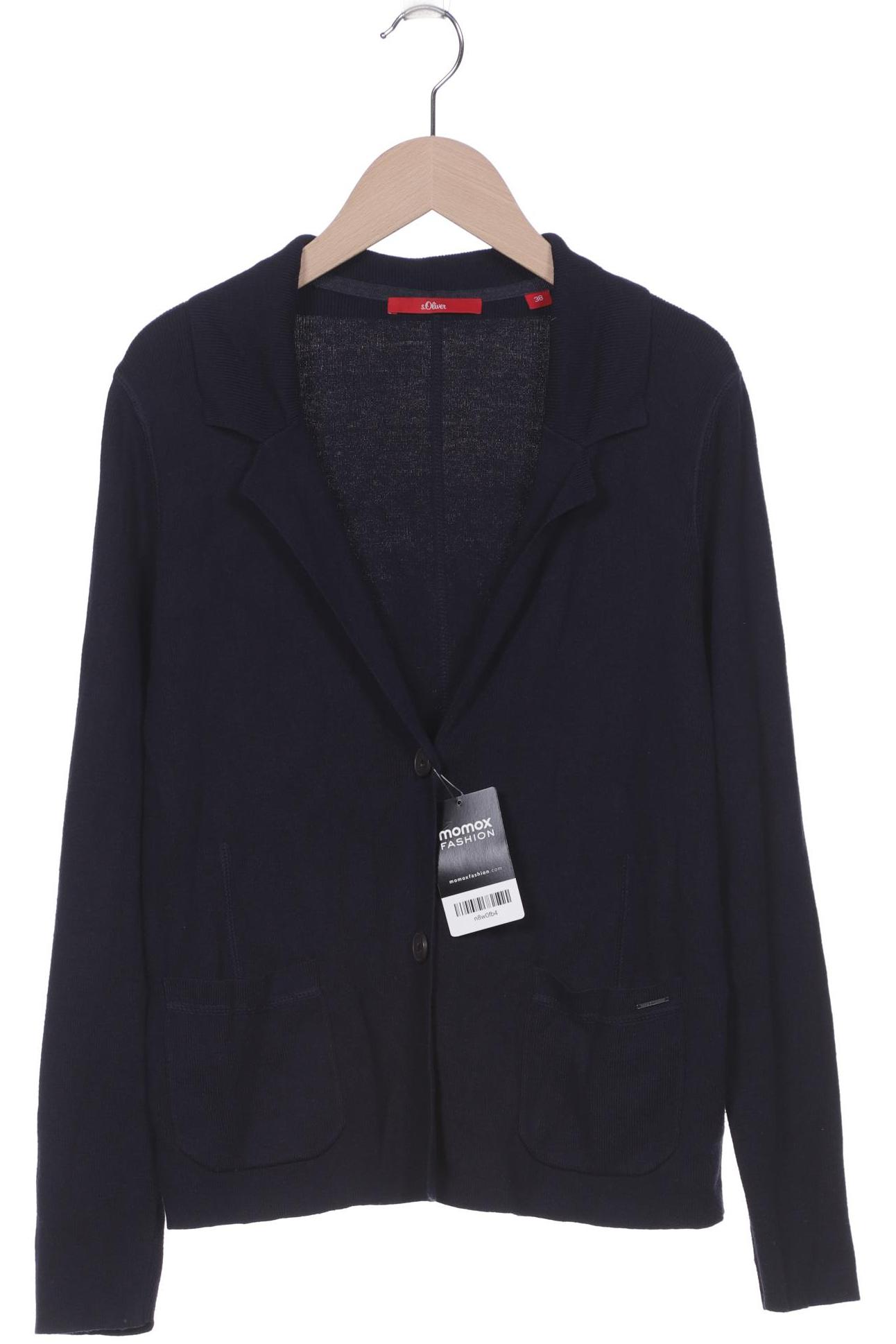 

s.Oliver Damen Strickjacke, marineblau