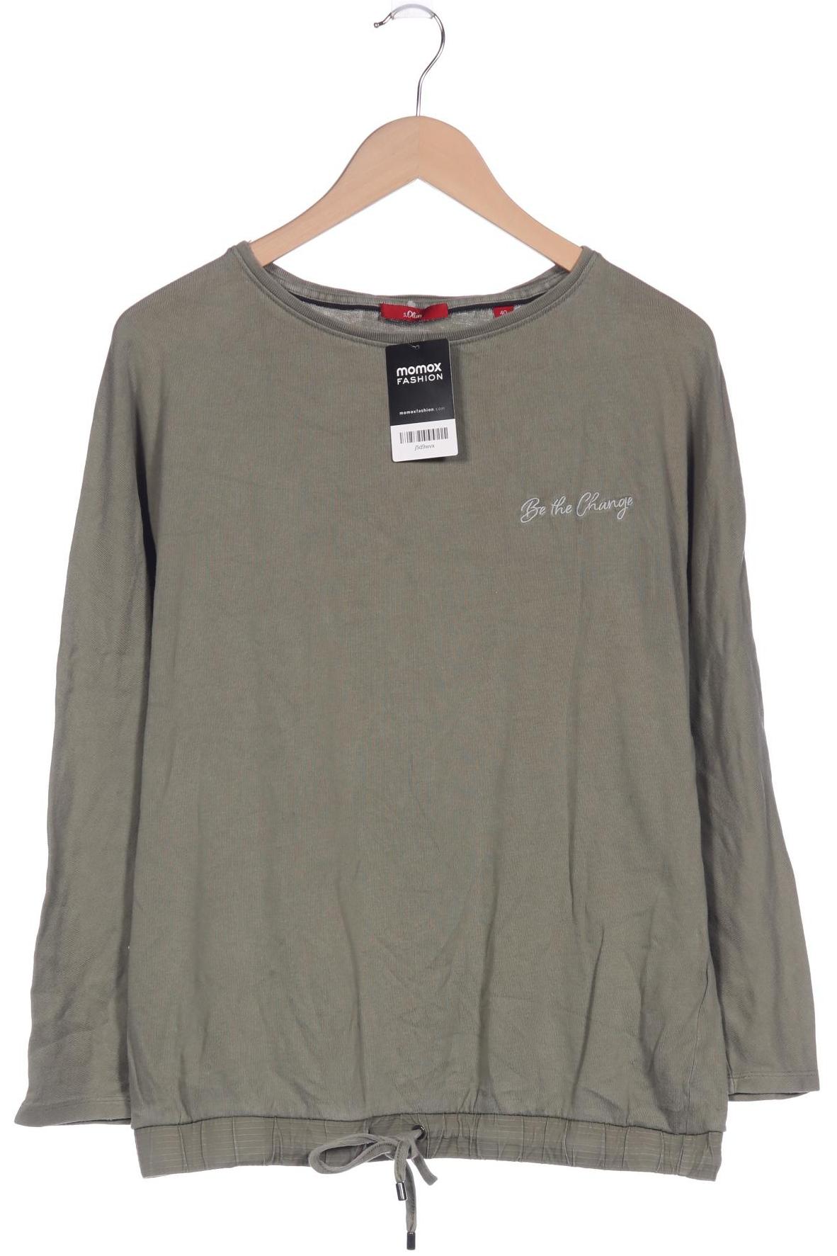 

s.Oliver Damen Sweatshirt, grün, Gr. 40