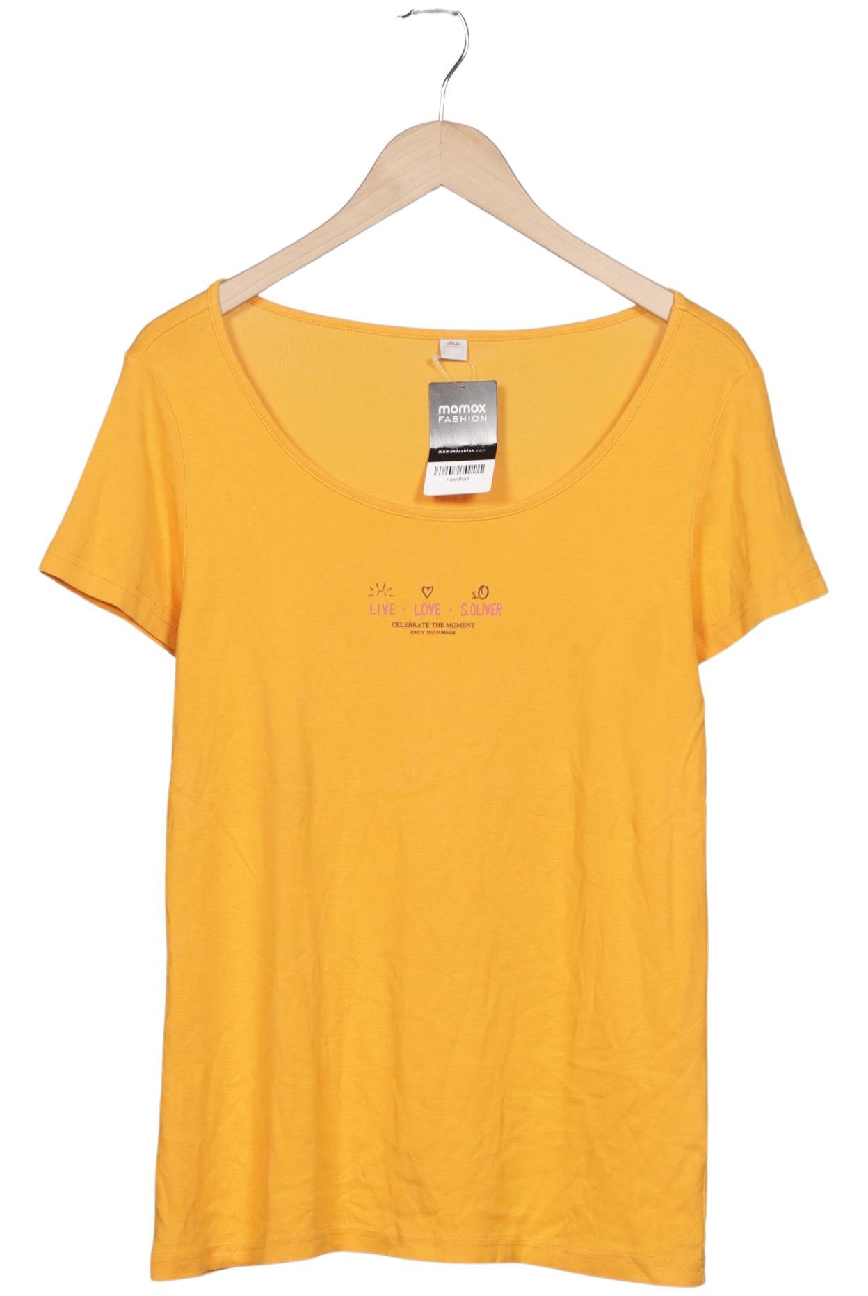 

s.Oliver Damen T-Shirt, orange, Gr. 44