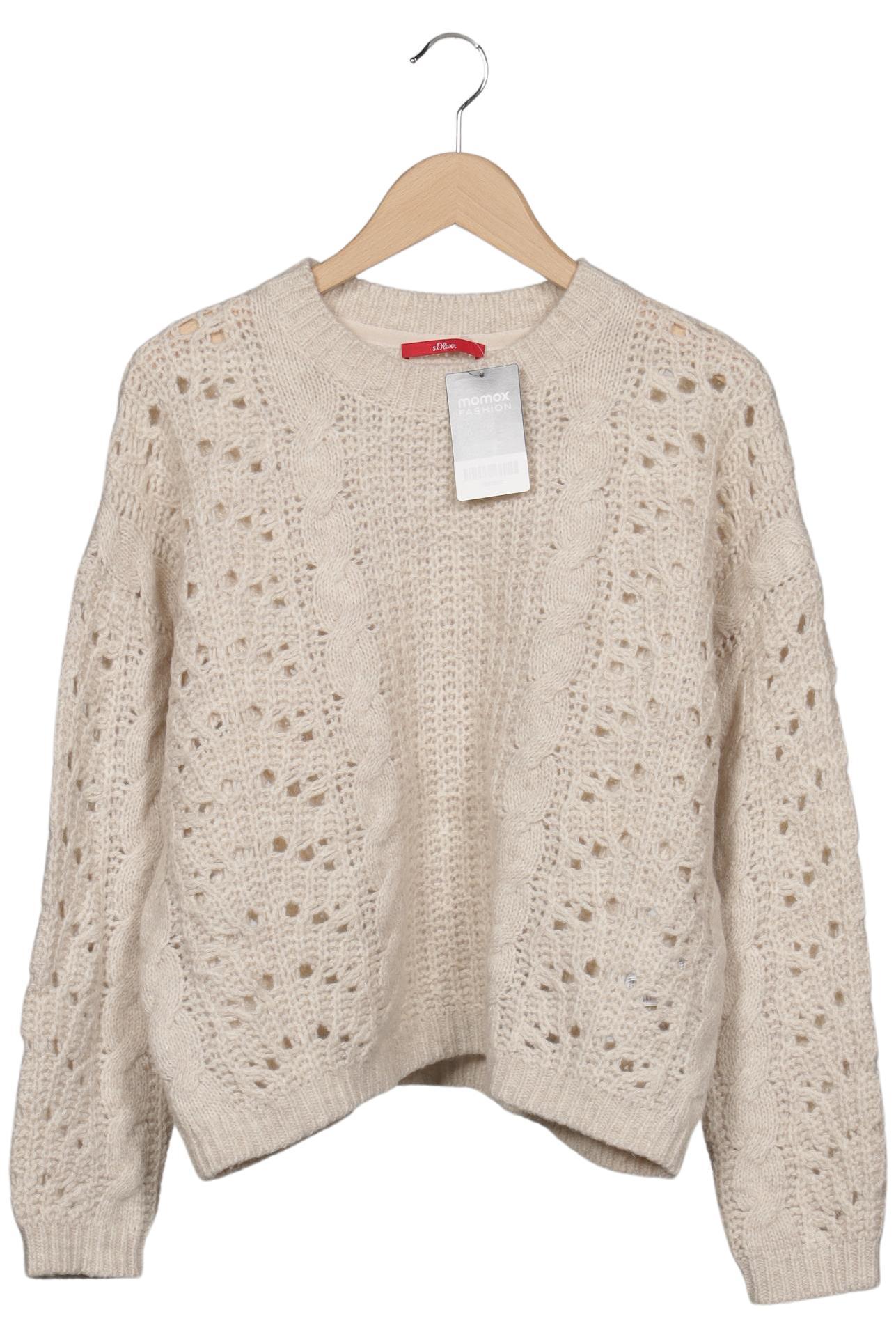 

s.Oliver Damen Pullover, beige, Gr. 38