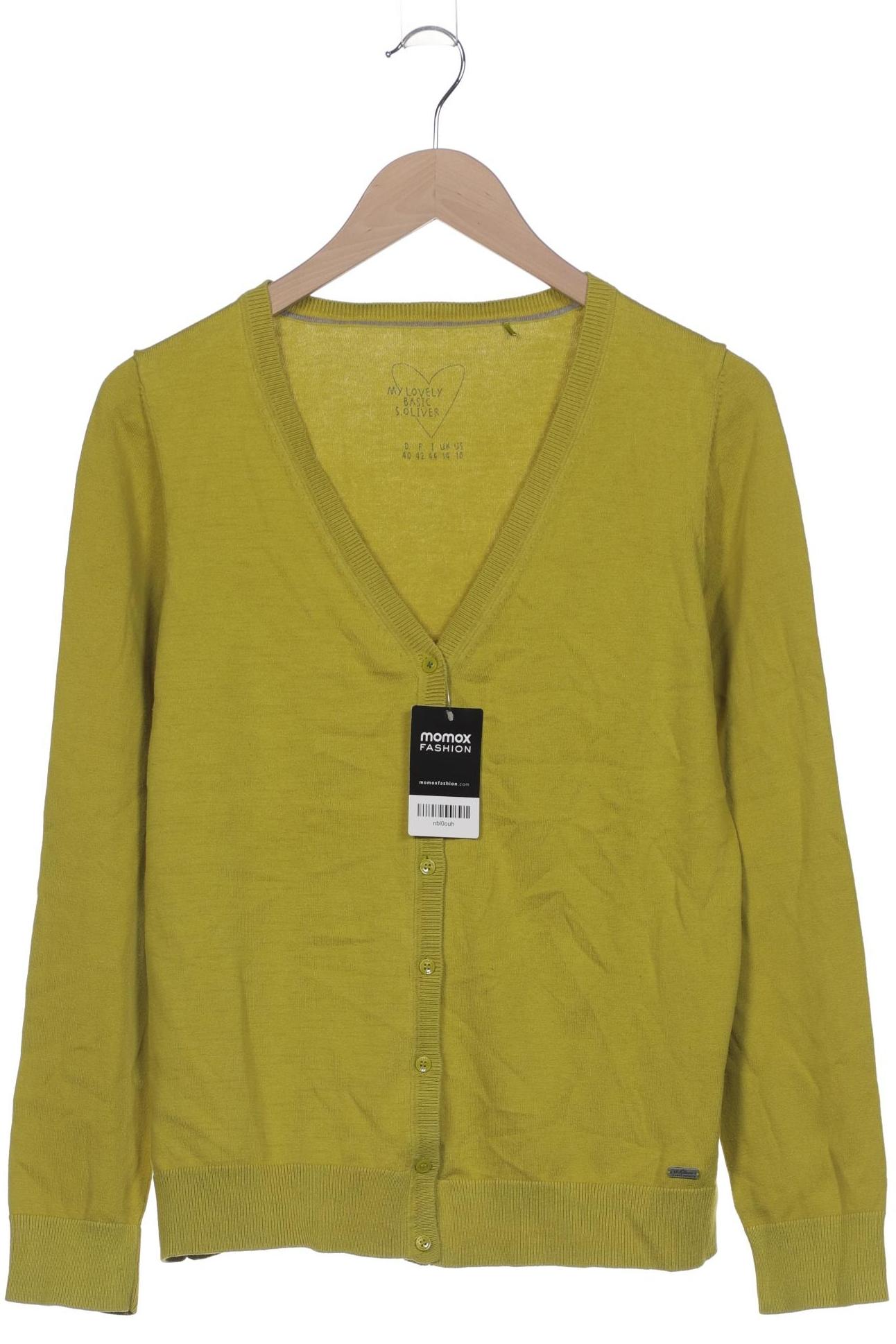 

s.Oliver Damen Strickjacke, grün, Gr. 40
