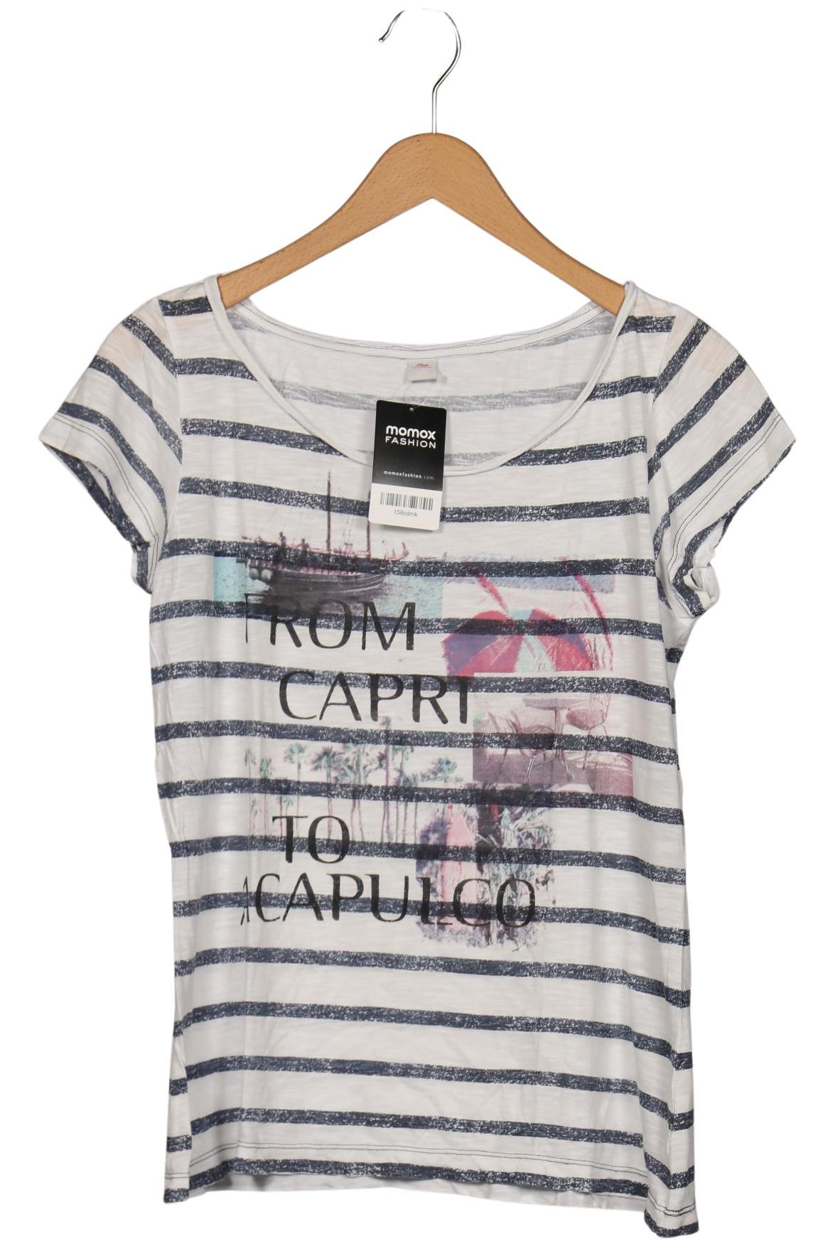 

s.Oliver Damen T-Shirt, weiß, Gr. 38