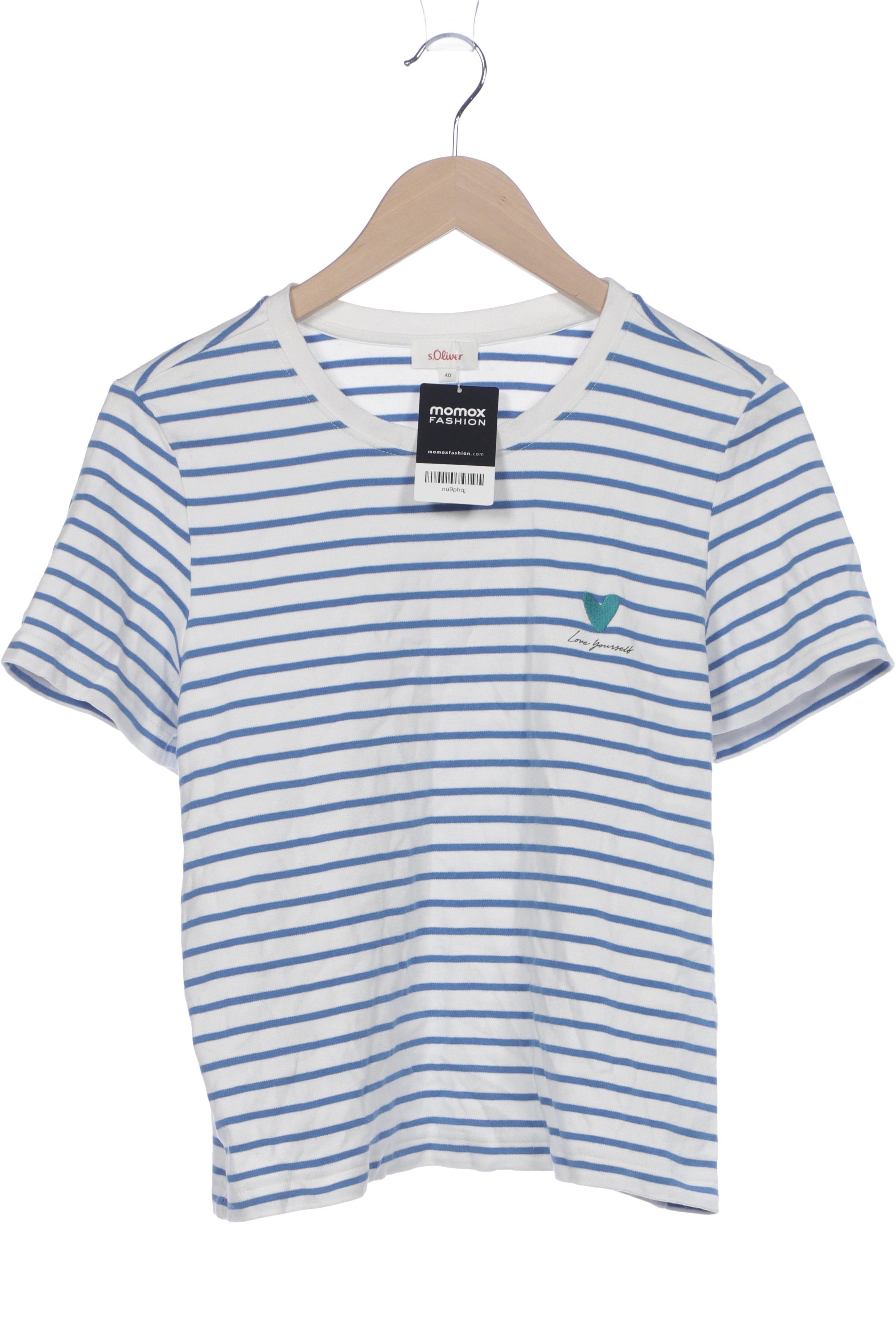 

s.Oliver Damen T-Shirt, blau, Gr. 40