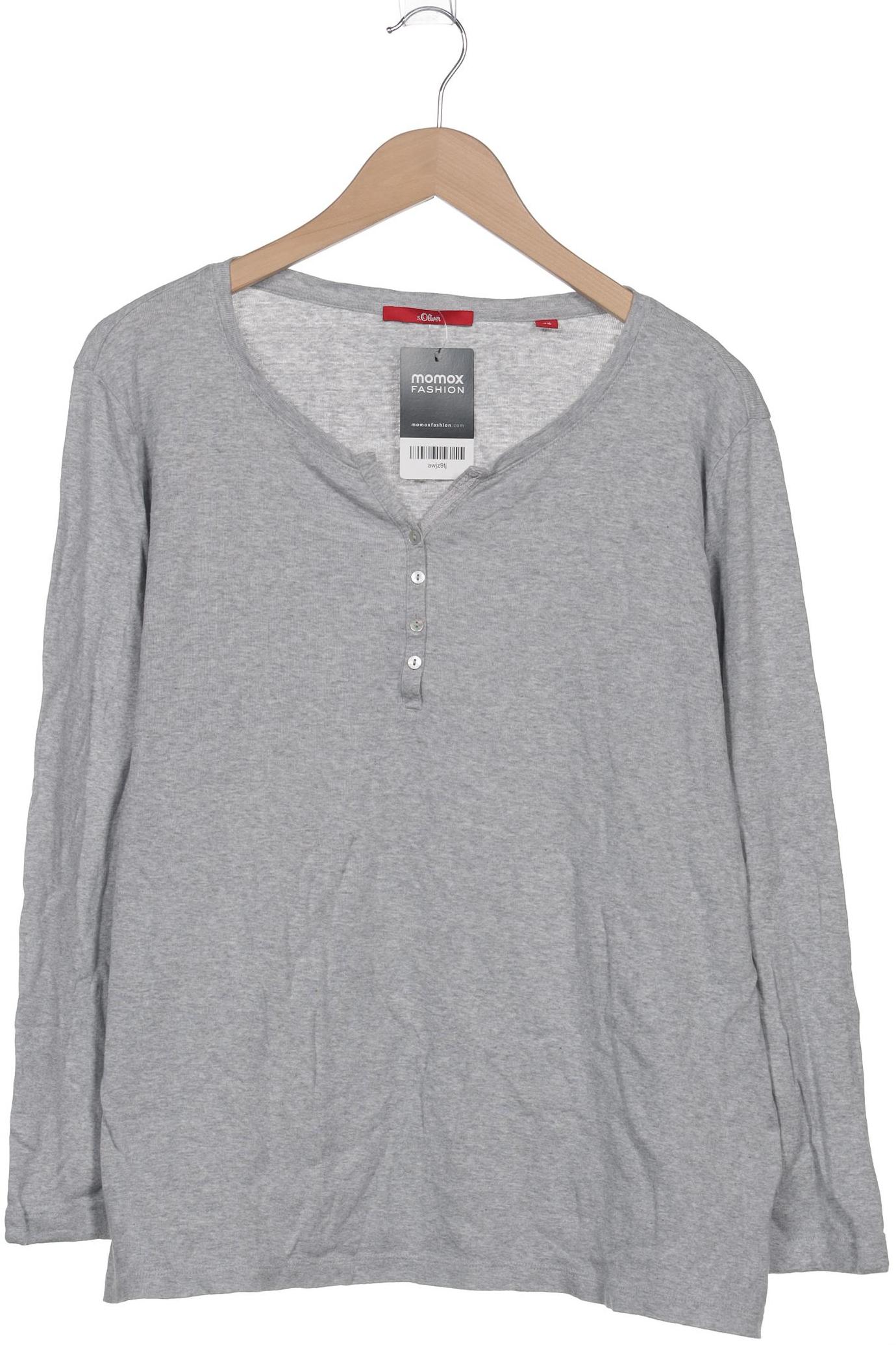 

s.Oliver Damen Langarmshirt, grau, Gr. 46
