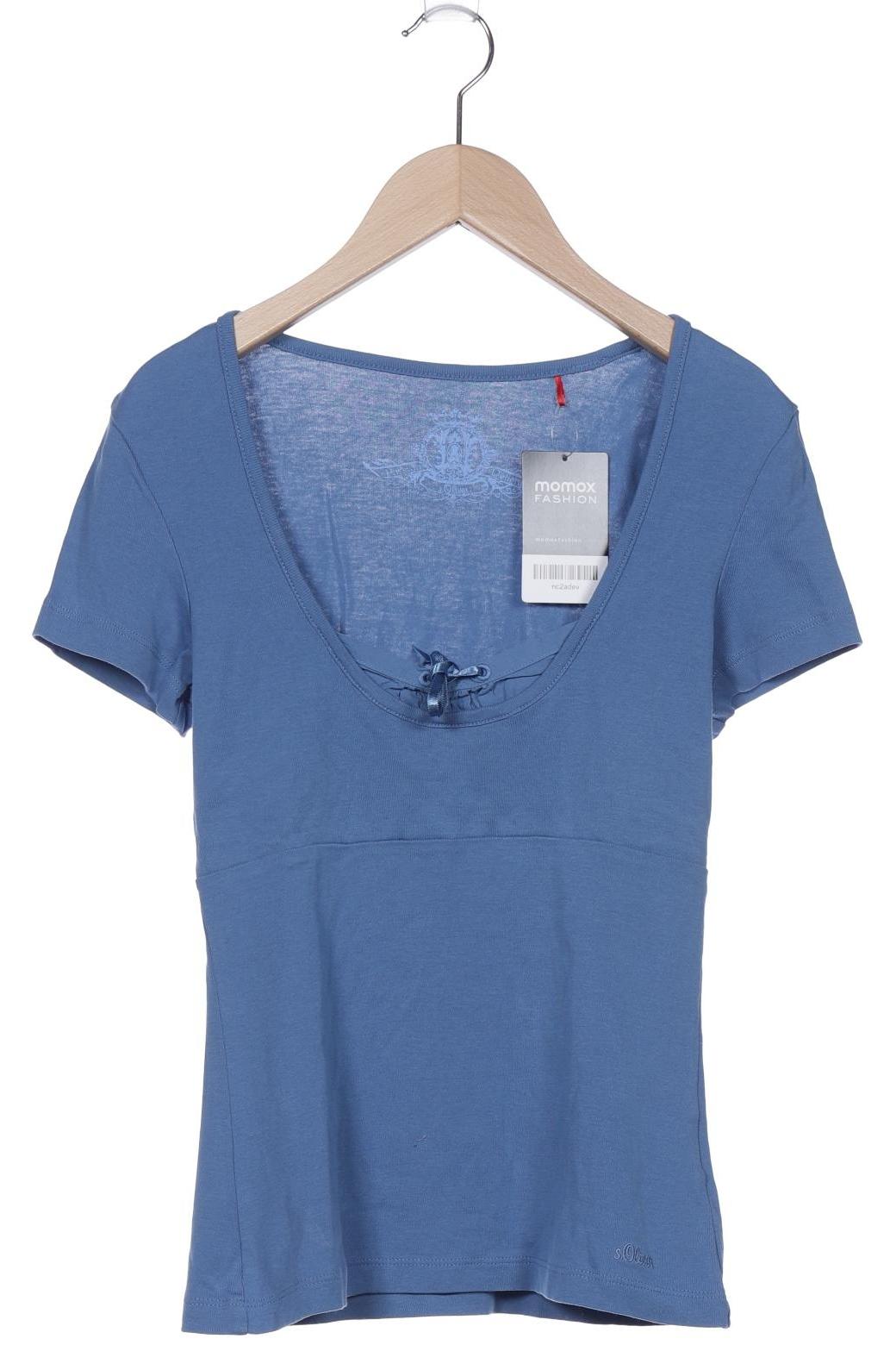

s.Oliver Damen T-Shirt, blau, Gr. 34