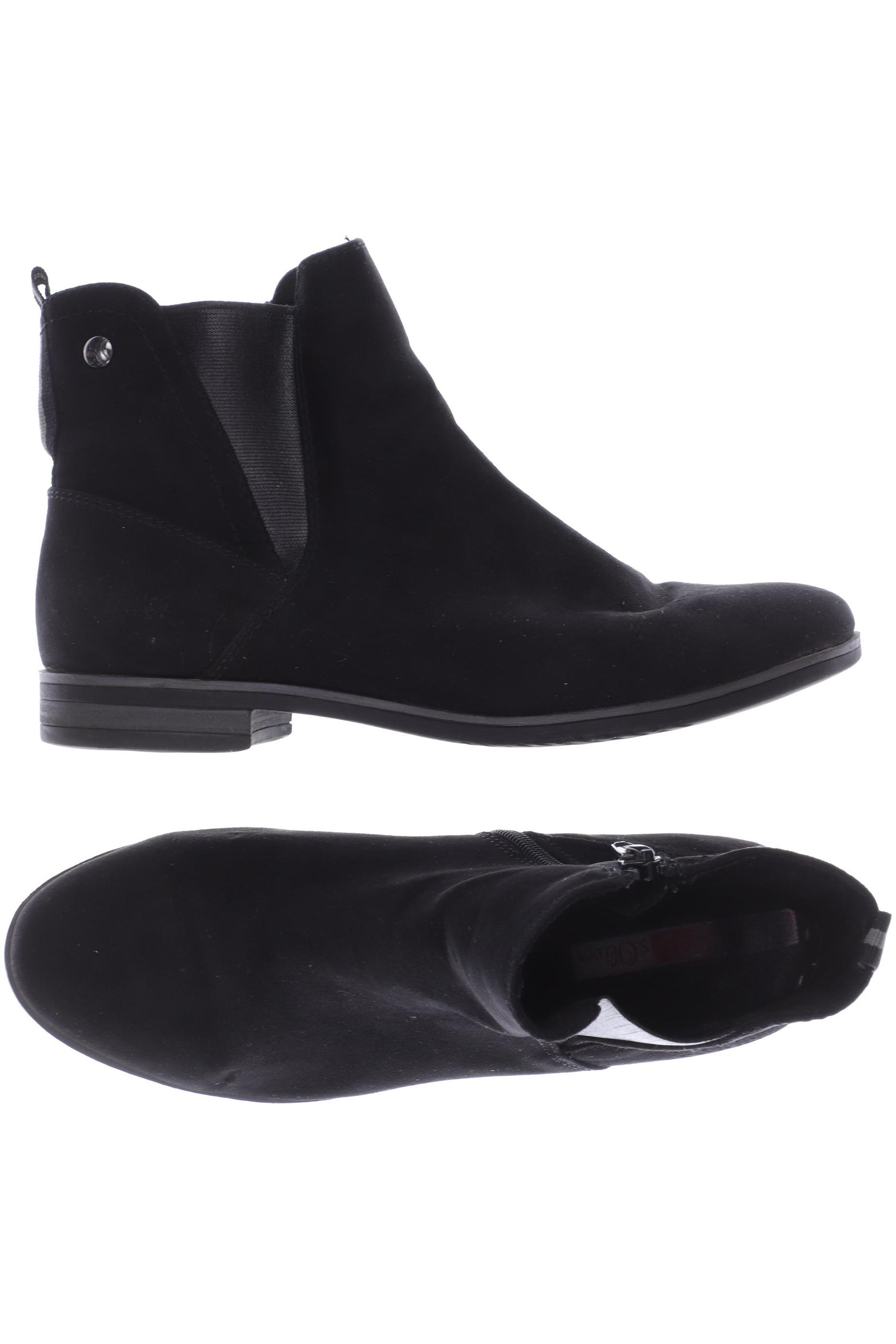 

s.Oliver Damen Stiefelette, schwarz, Gr. 37