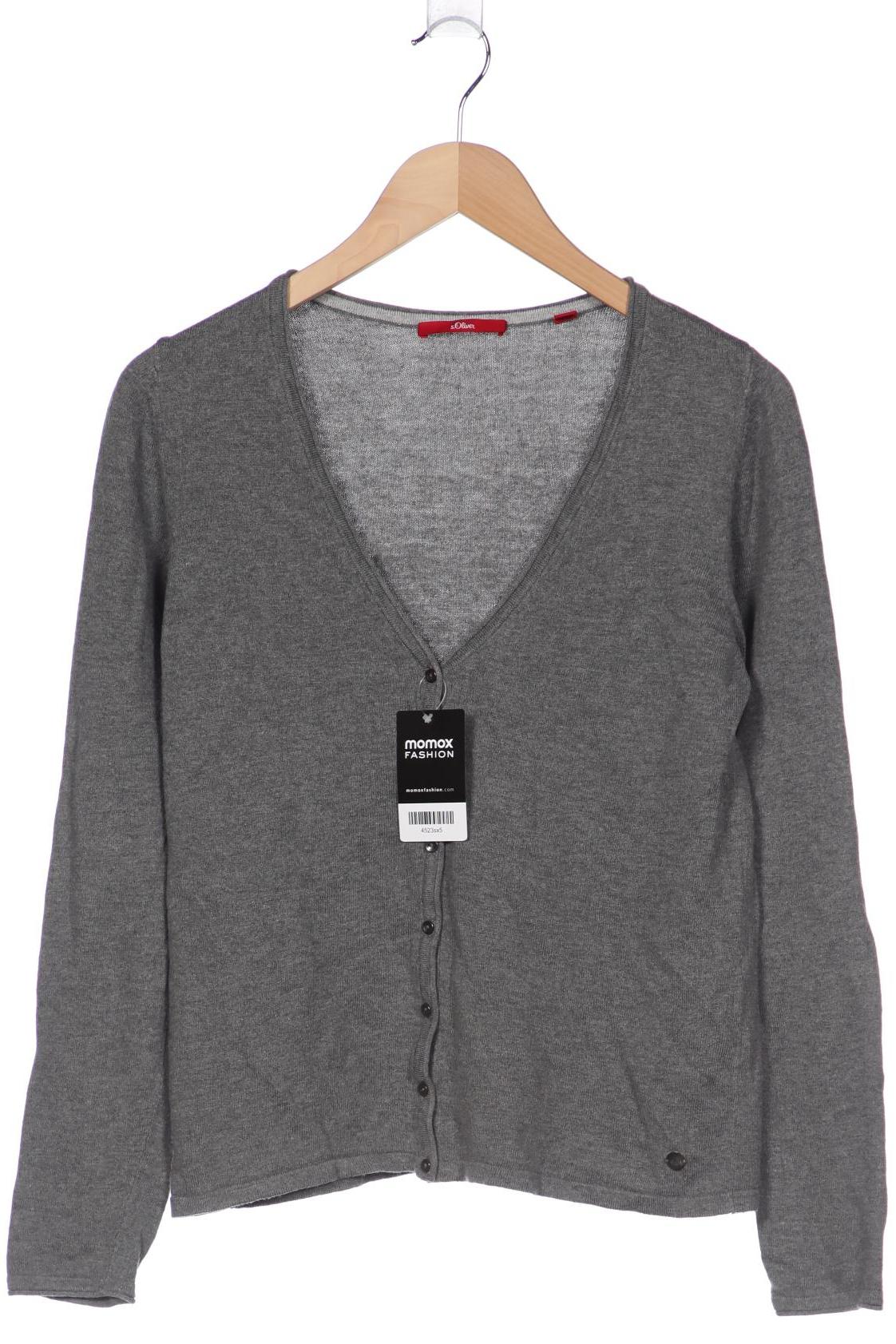 

s.Oliver Damen Strickjacke, grau