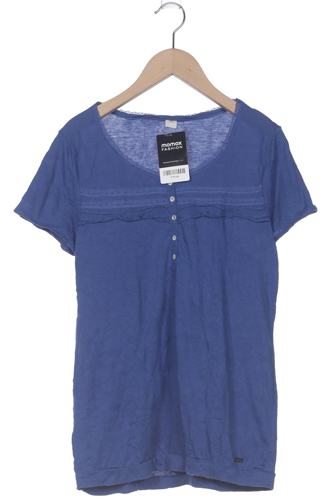 

s.Oliver Damen T-Shirt, blau, Gr. 36
