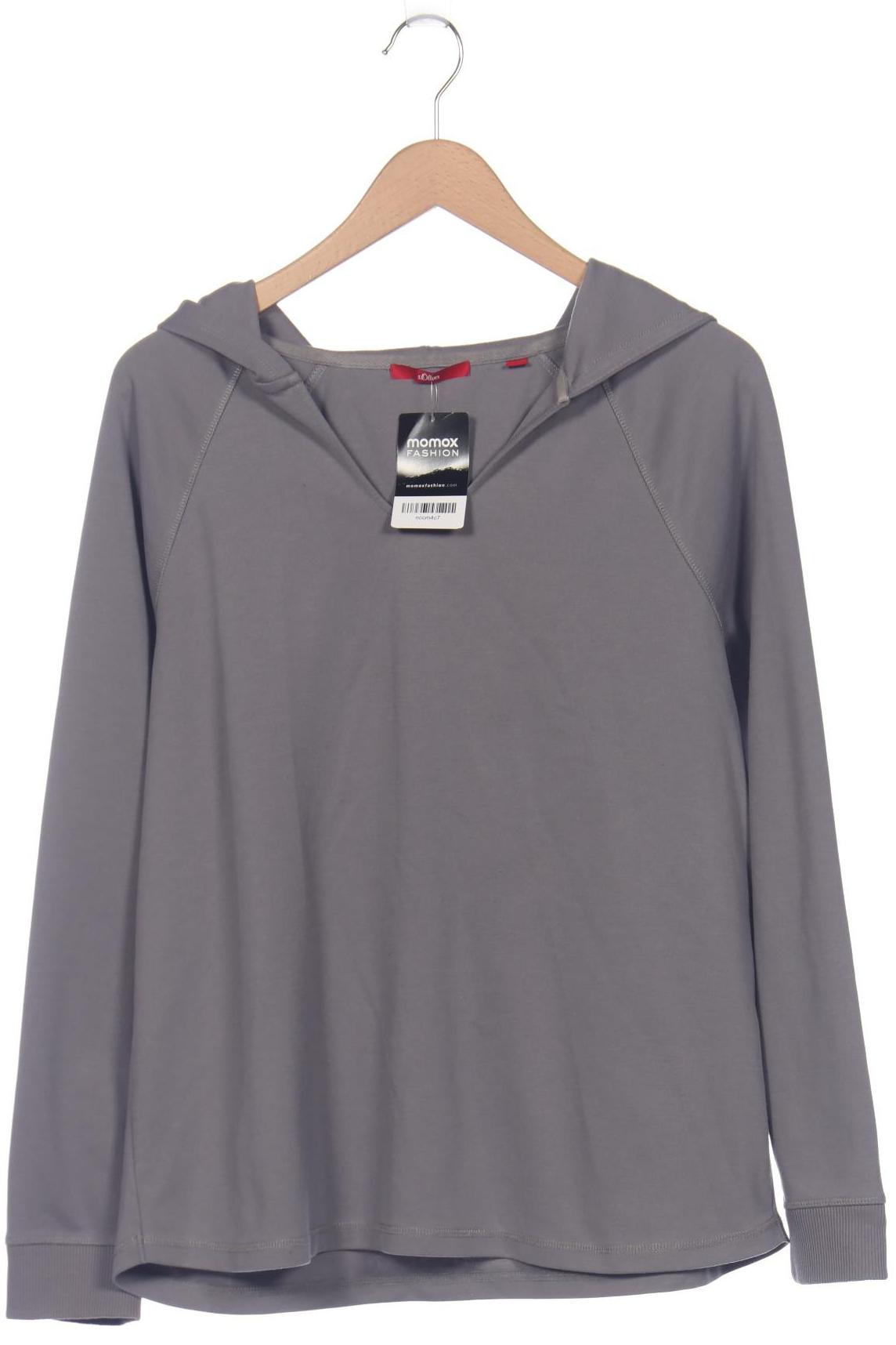 

s.Oliver Damen Kapuzenpullover, grau, Gr. 42
