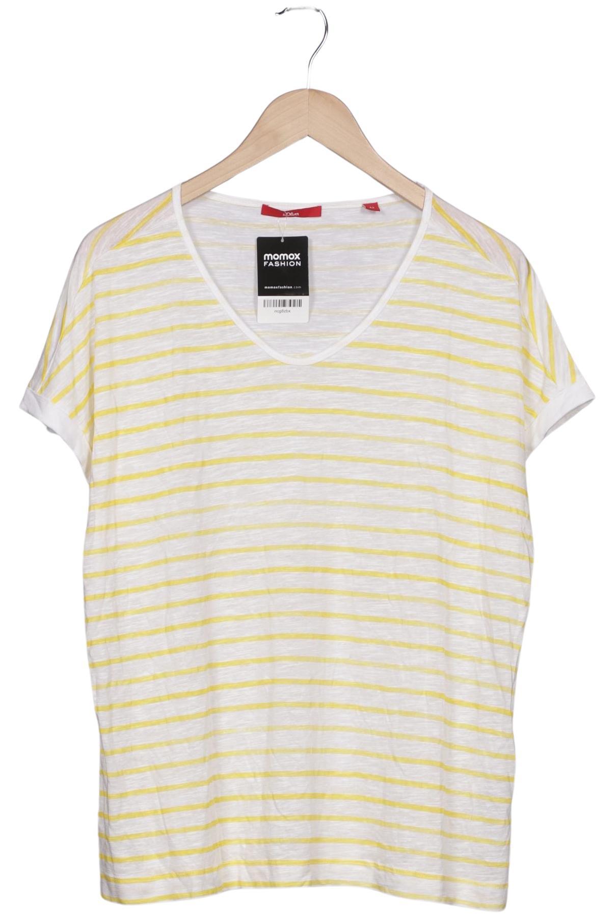 

s.Oliver Damen T-Shirt, cremeweiß, Gr. 42