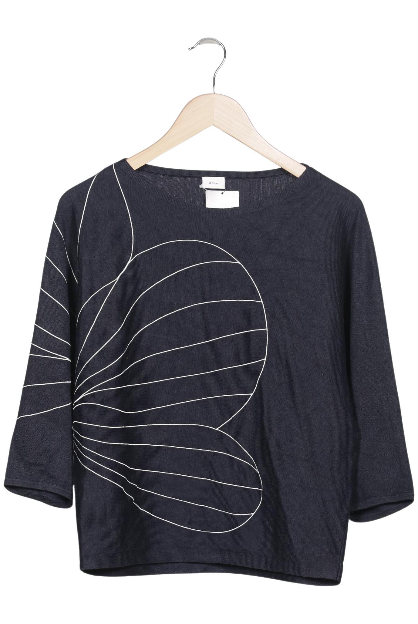 

s.Oliver Damen Pullover, marineblau, Gr. 36