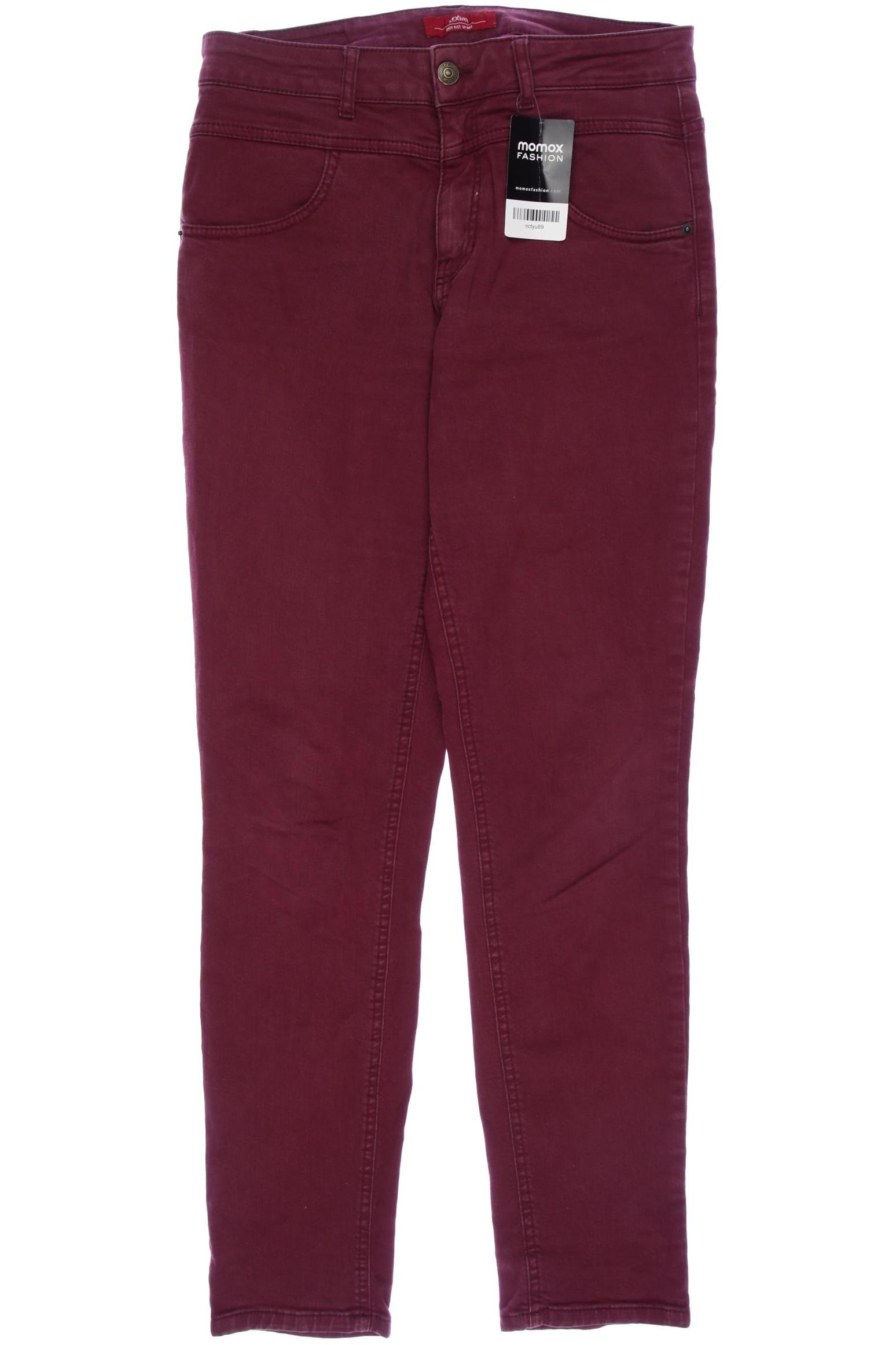 

s.Oliver Damen Jeans, bordeaux, Gr. 38