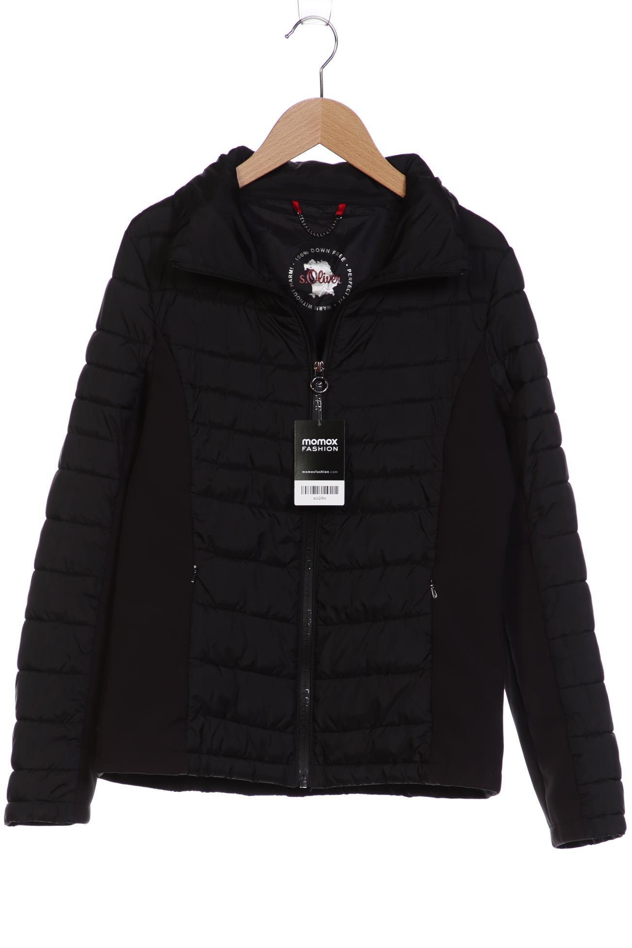 

s.Oliver Damen Jacke, schwarz, Gr. 36