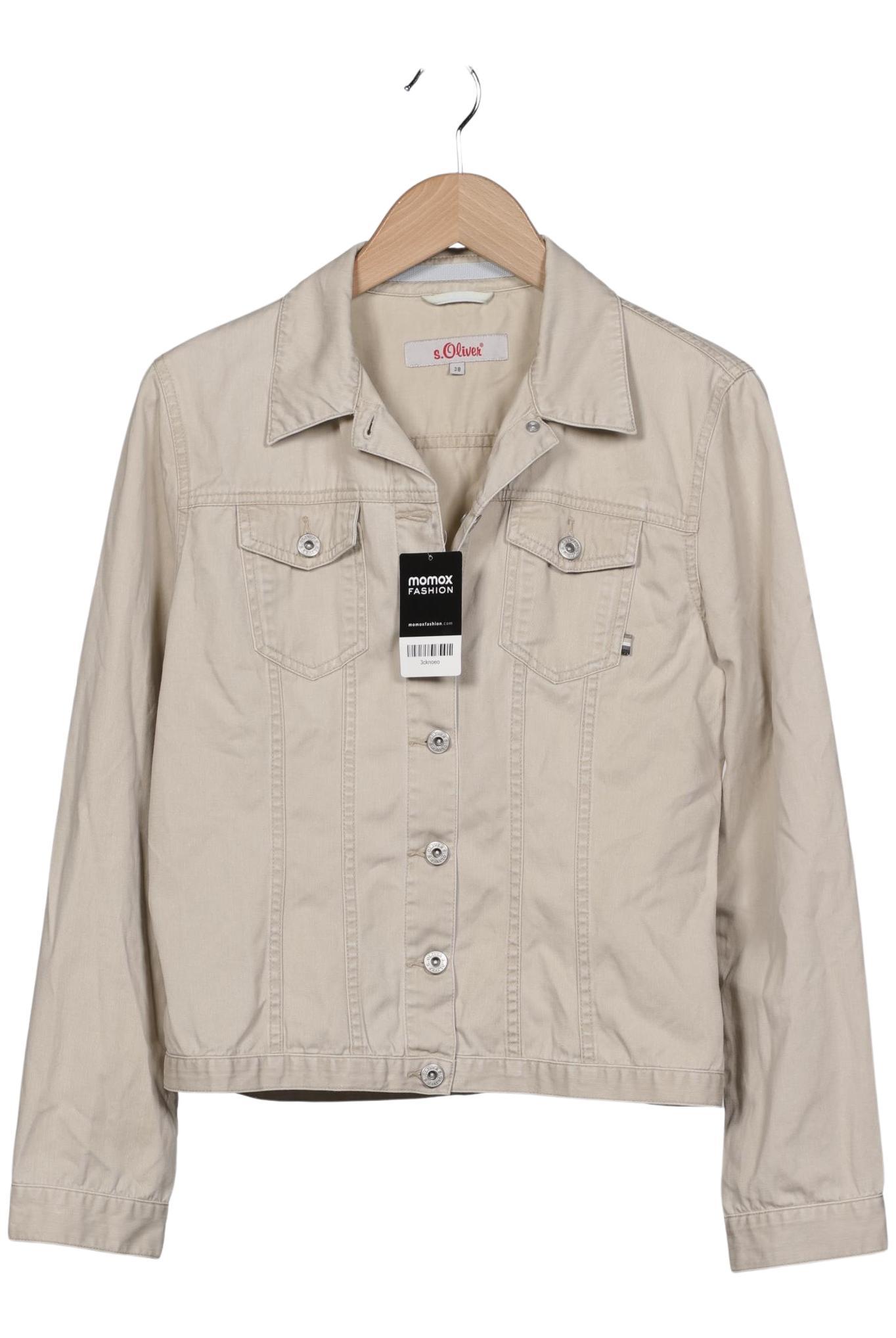 

s.Oliver Damen Jacke, beige, Gr. 38