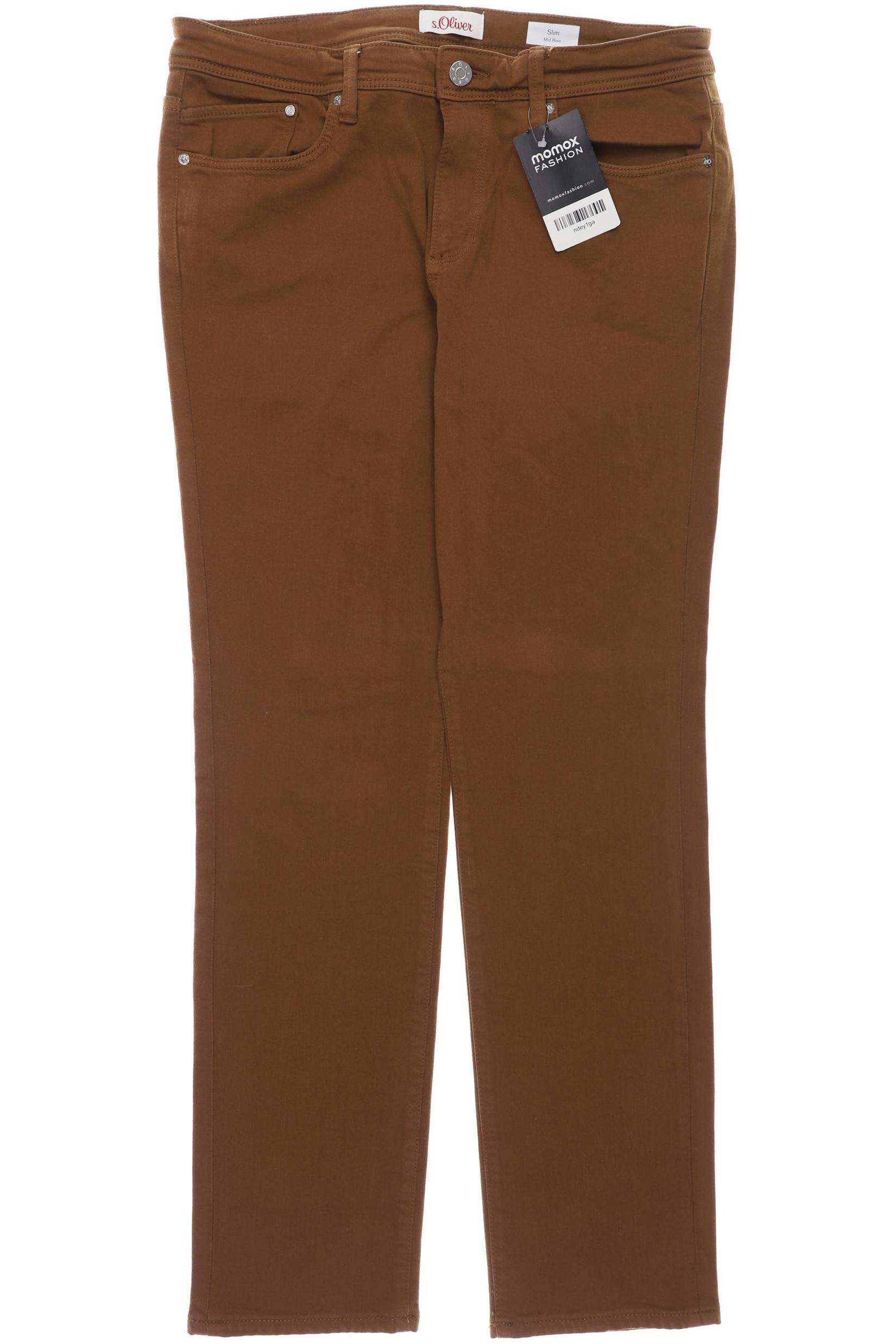

s.Oliver Damen Jeans, braun