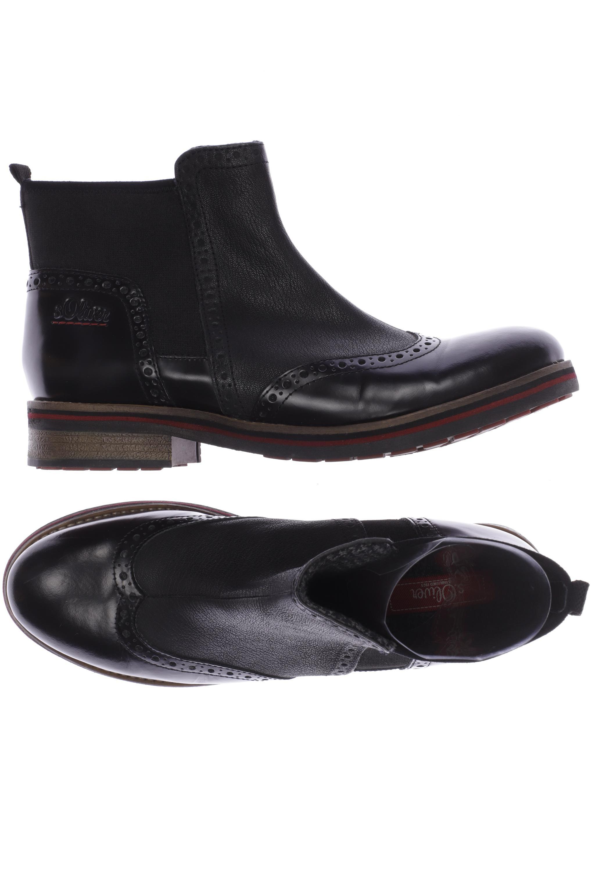 

s.Oliver Damen Stiefelette, schwarz, Gr. 41