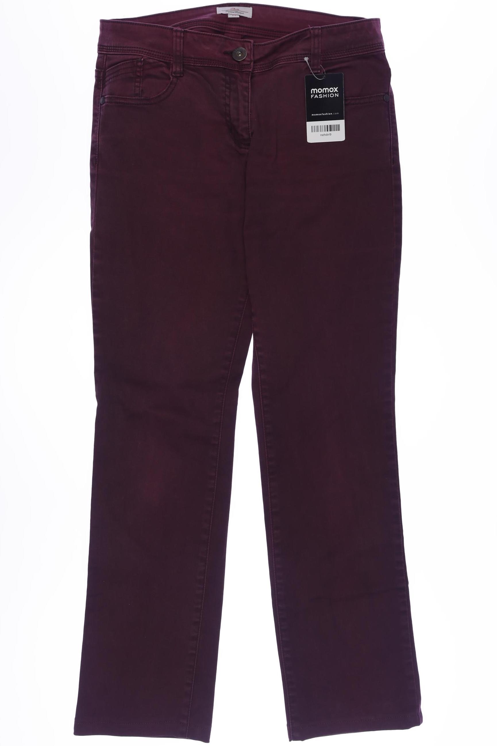 

s.Oliver Damen Jeans, bordeaux, Gr. 34