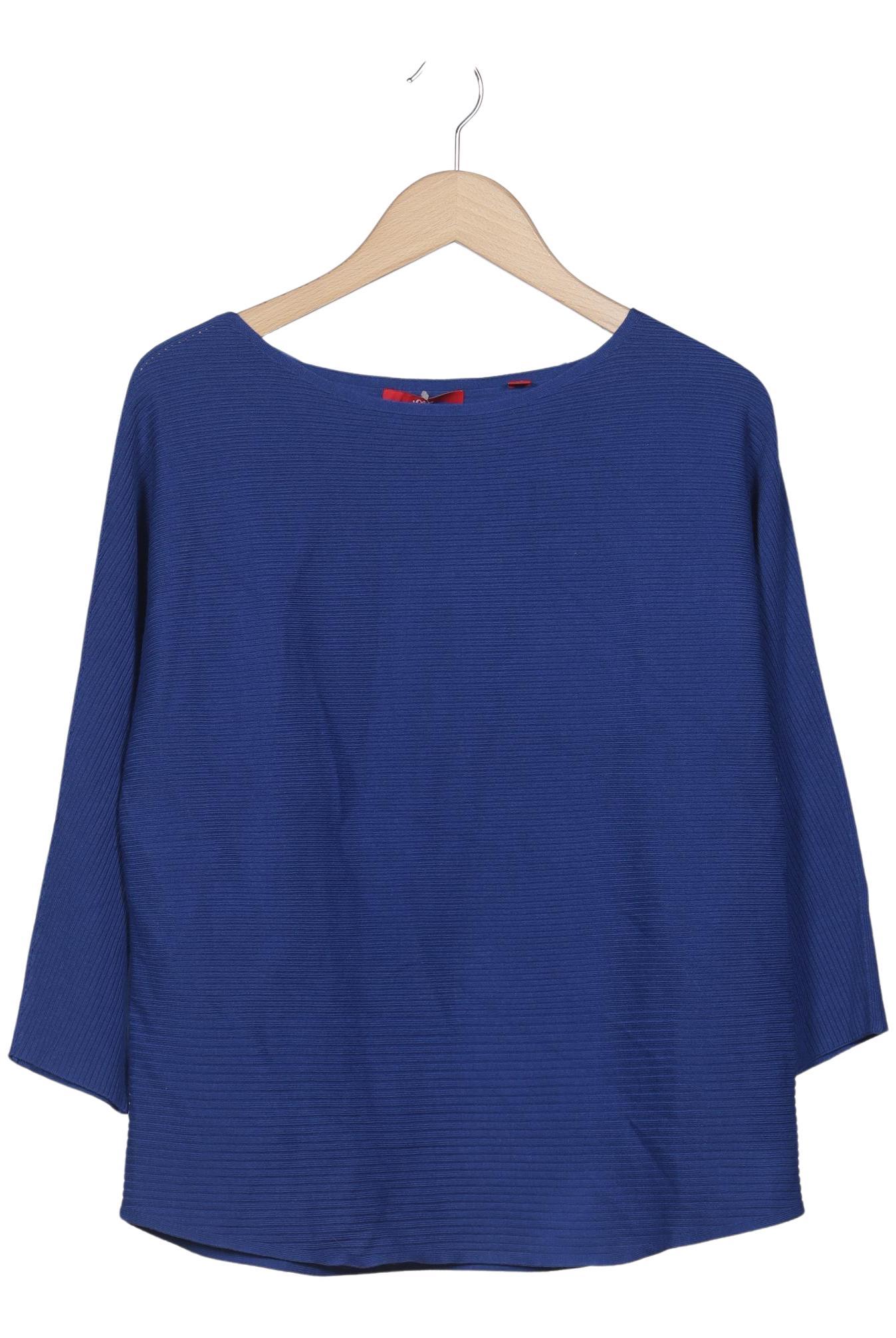 

s.Oliver Damen Pullover, blau, Gr. 40