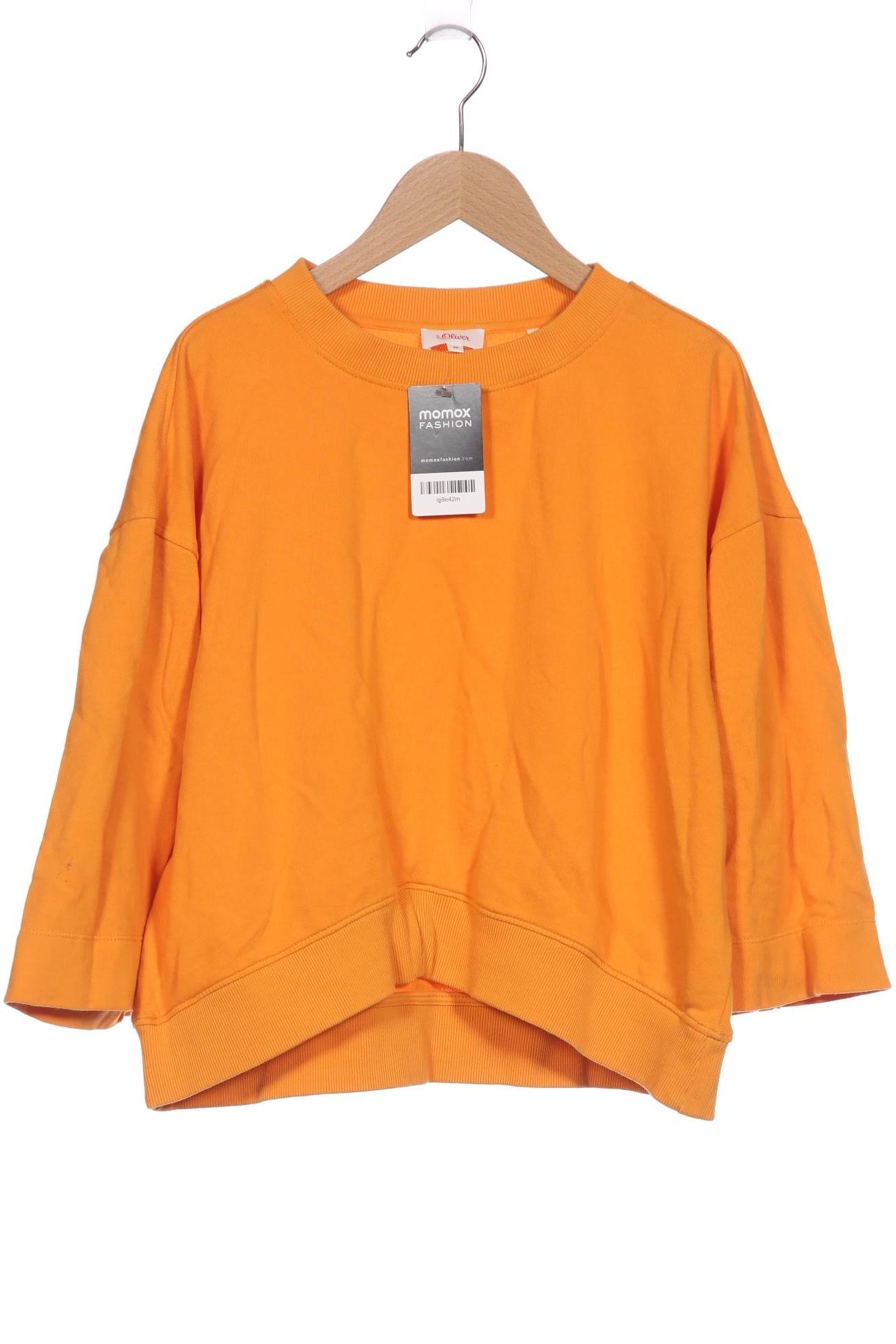

s.Oliver Damen Sweatshirt, orange, Gr. 38