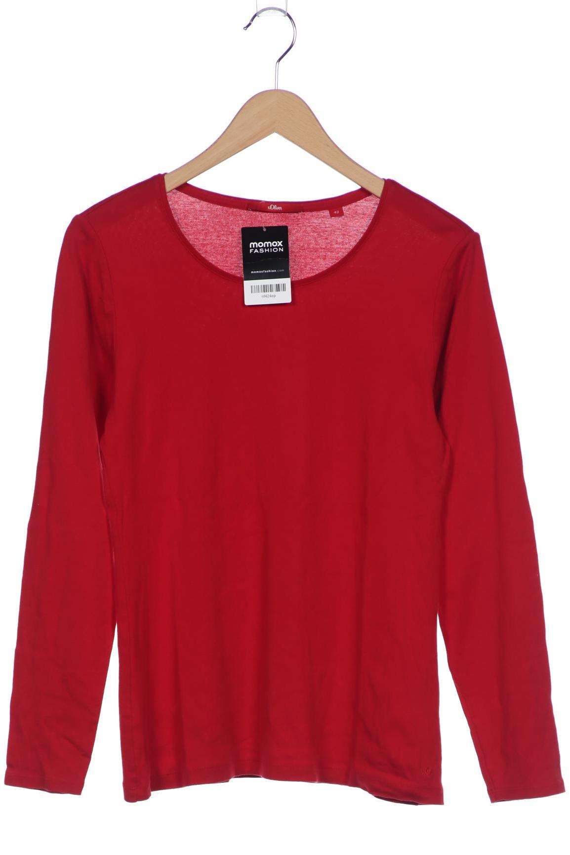 

s.Oliver Damen Langarmshirt, rot, Gr. 42