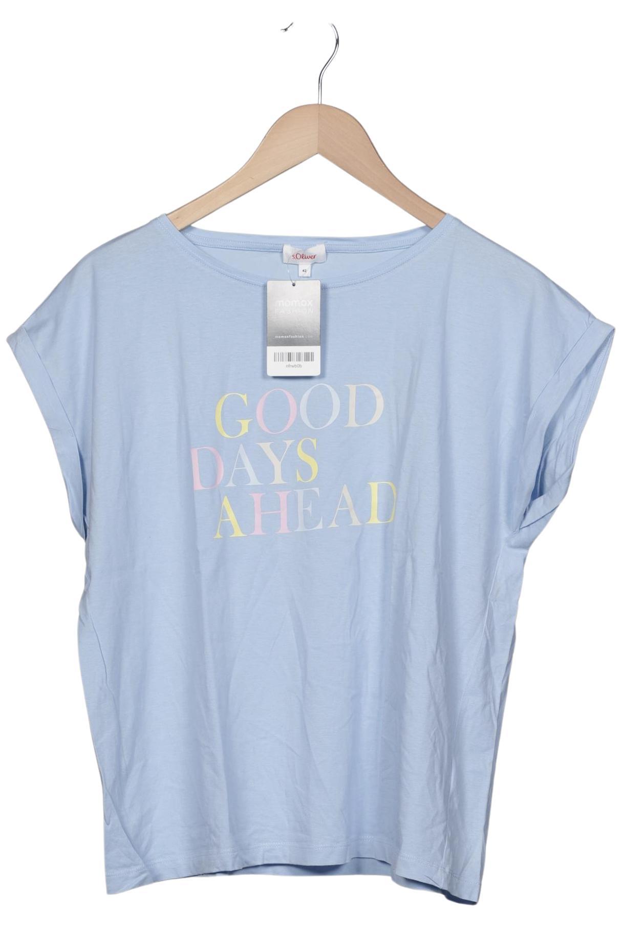 

s.Oliver Damen T-Shirt, hellblau, Gr. 42