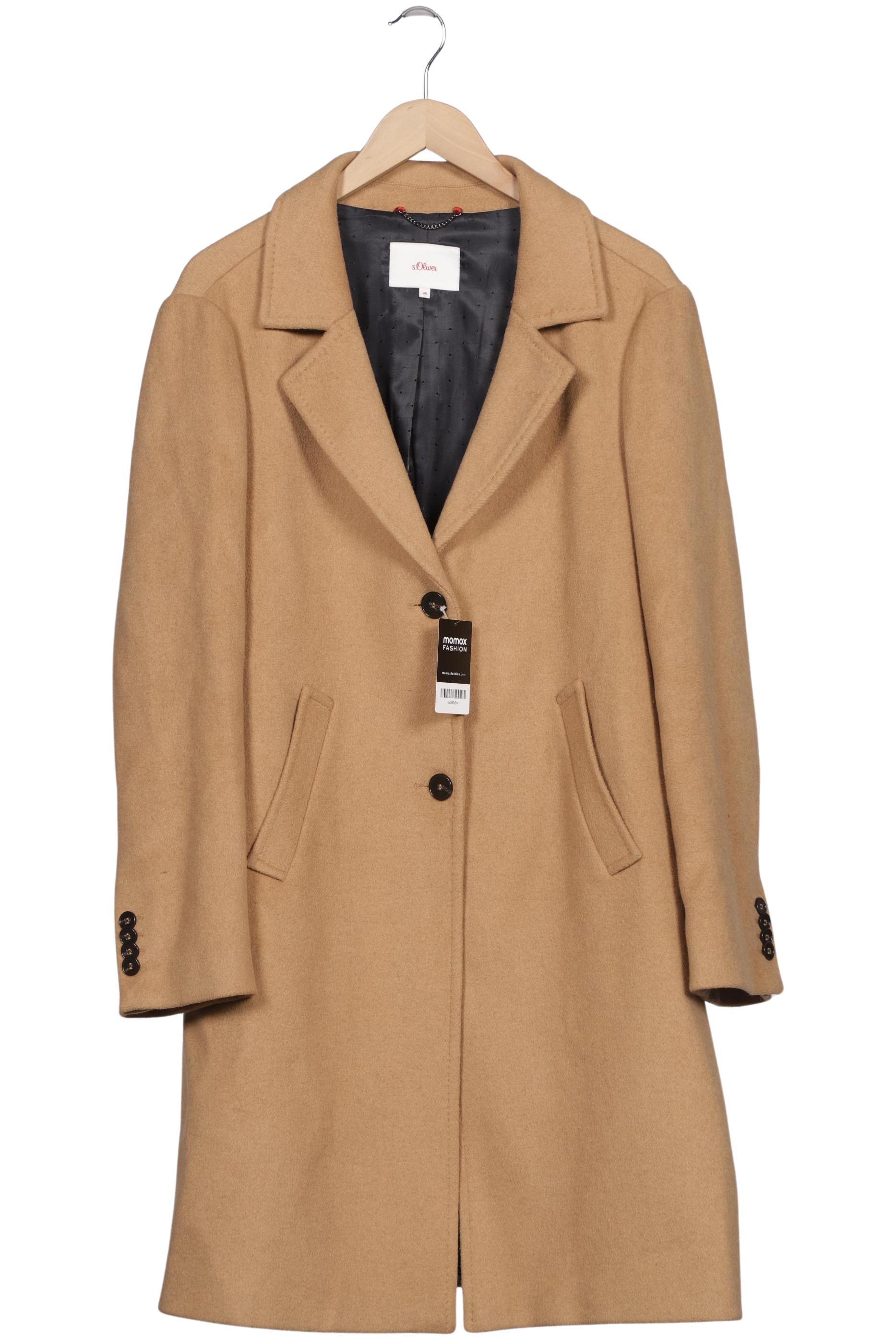 

s.Oliver Damen Mantel, beige, Gr. 46
