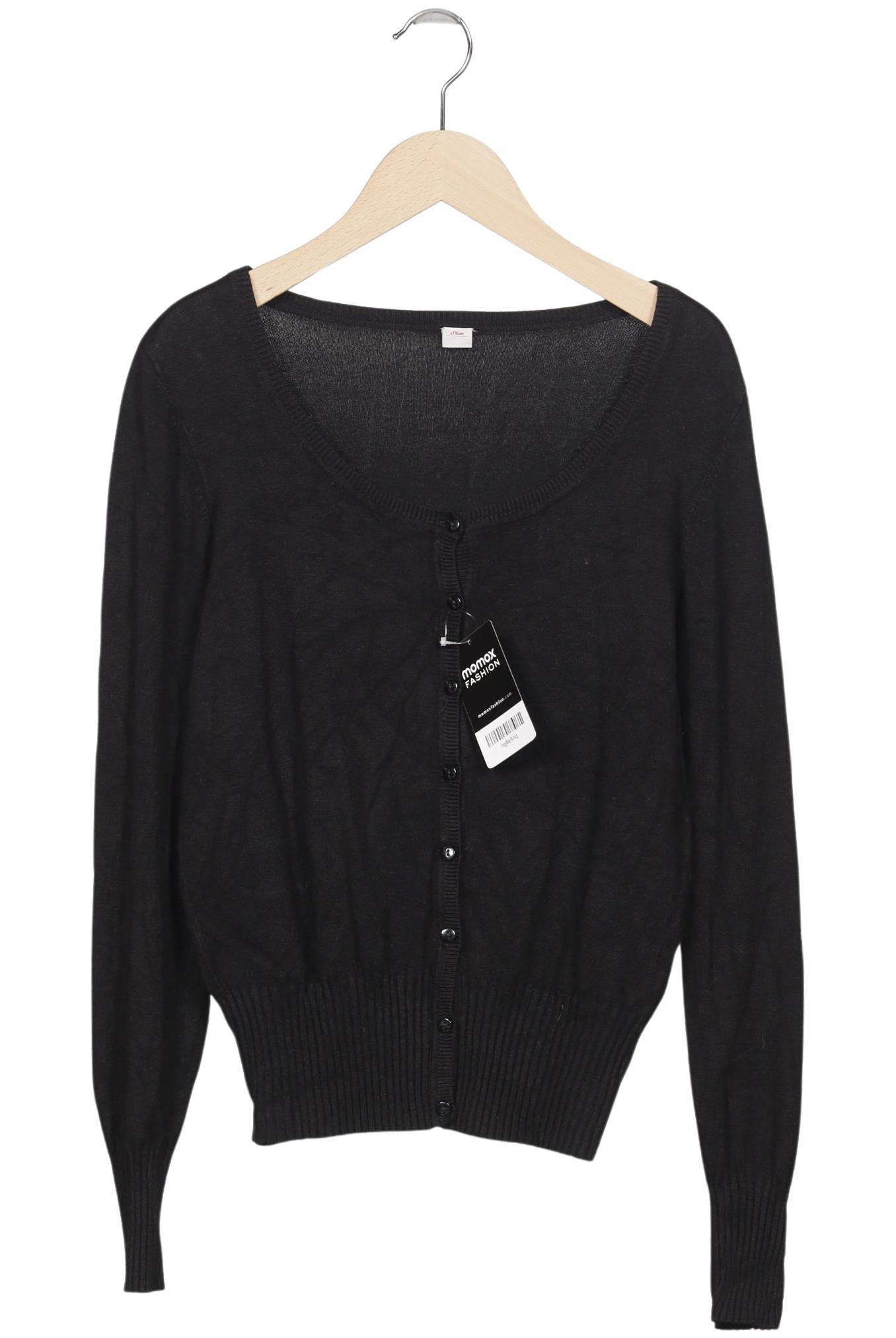 

s.Oliver Damen Strickjacke, grau, Gr. 38