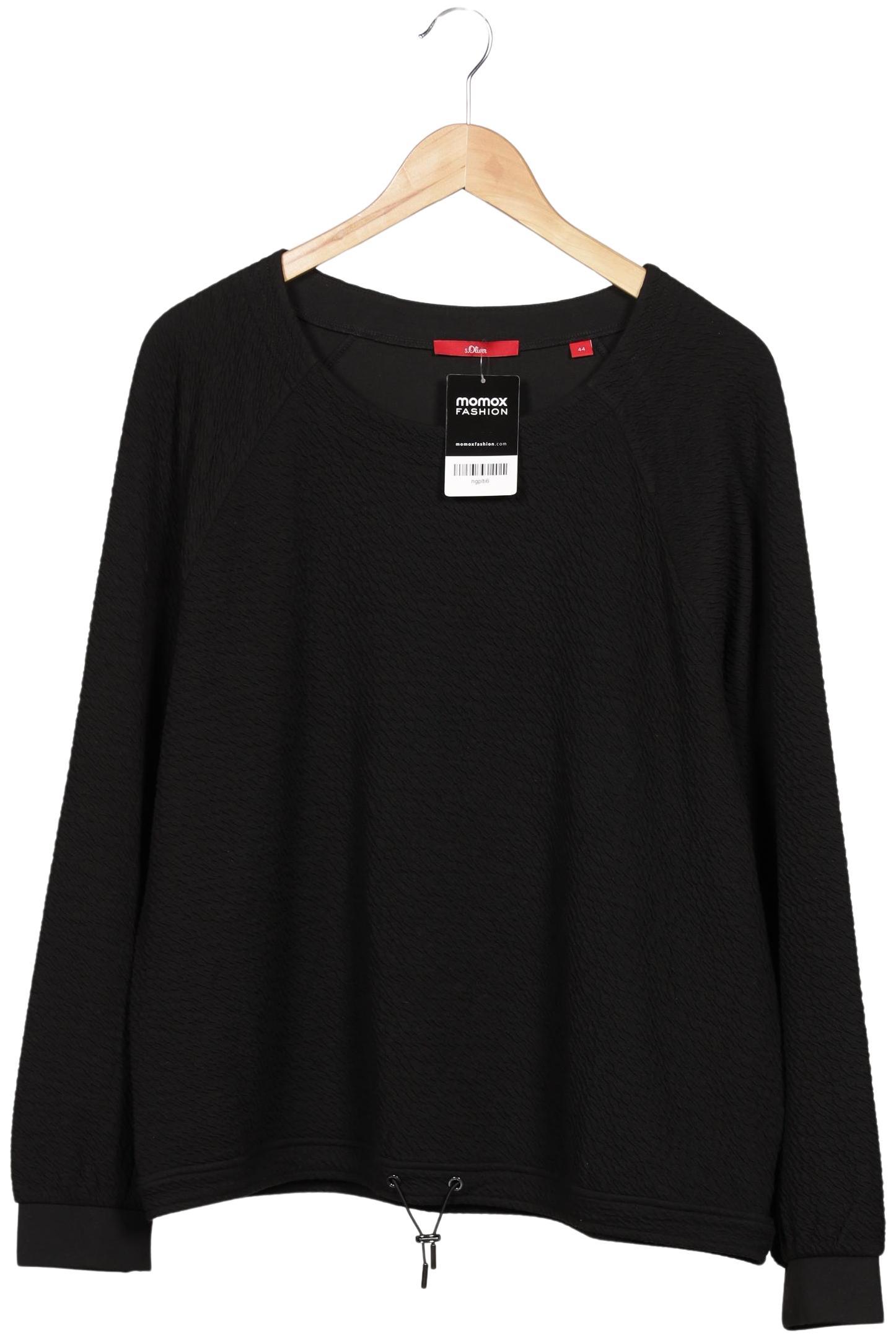 

s.Oliver Damen Sweatshirt, schwarz, Gr. 44