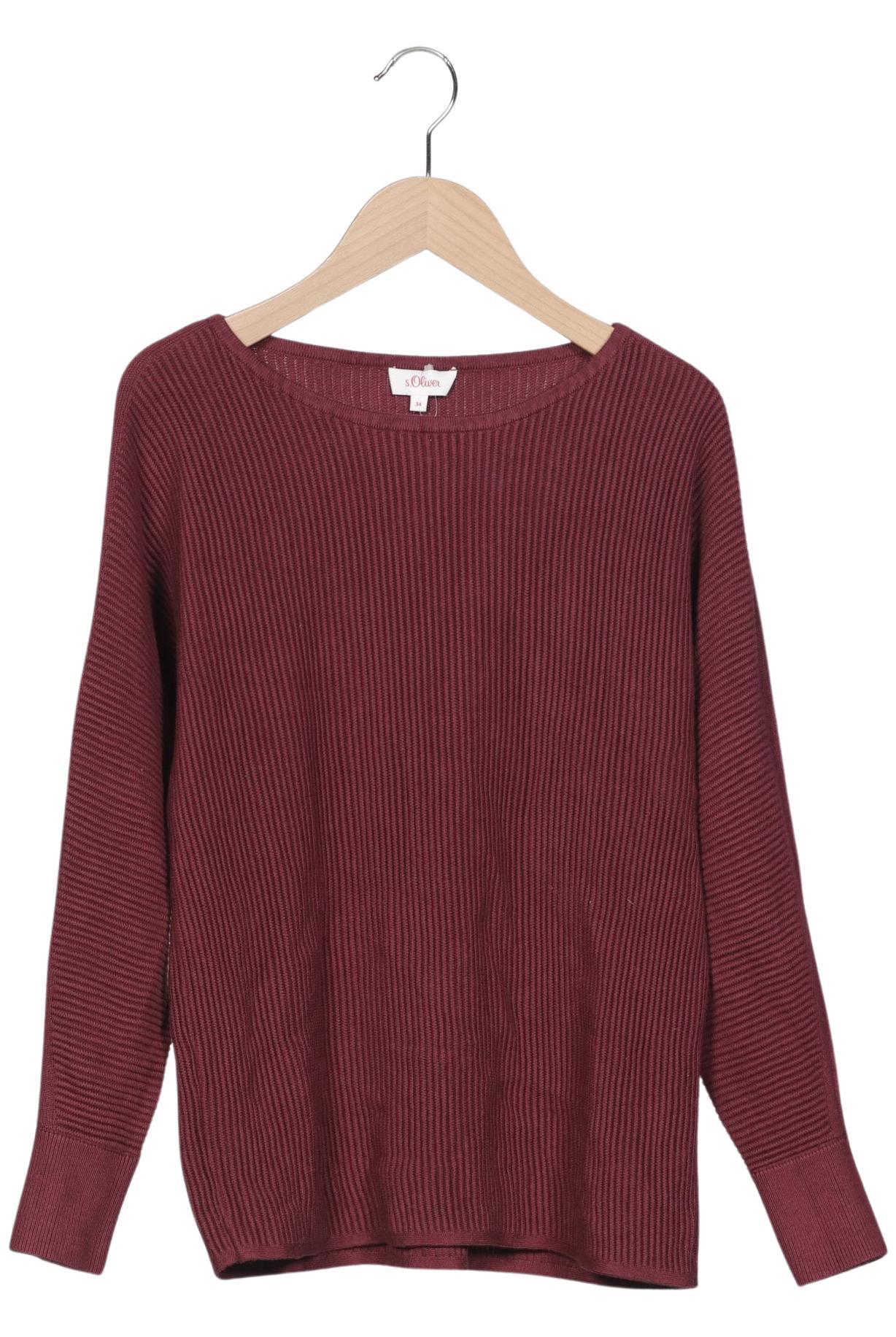 

s.Oliver Damen Pullover, bordeaux, Gr. 34