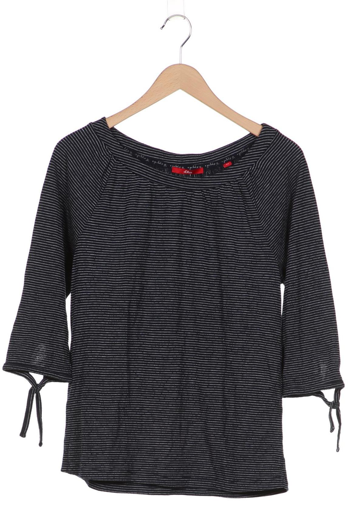 

s.Oliver Damen Langarmshirt, marineblau