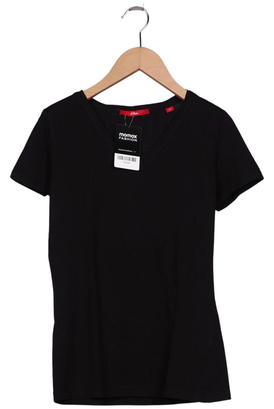 

s.Oliver Damen T-Shirt, schwarz, Gr. 34