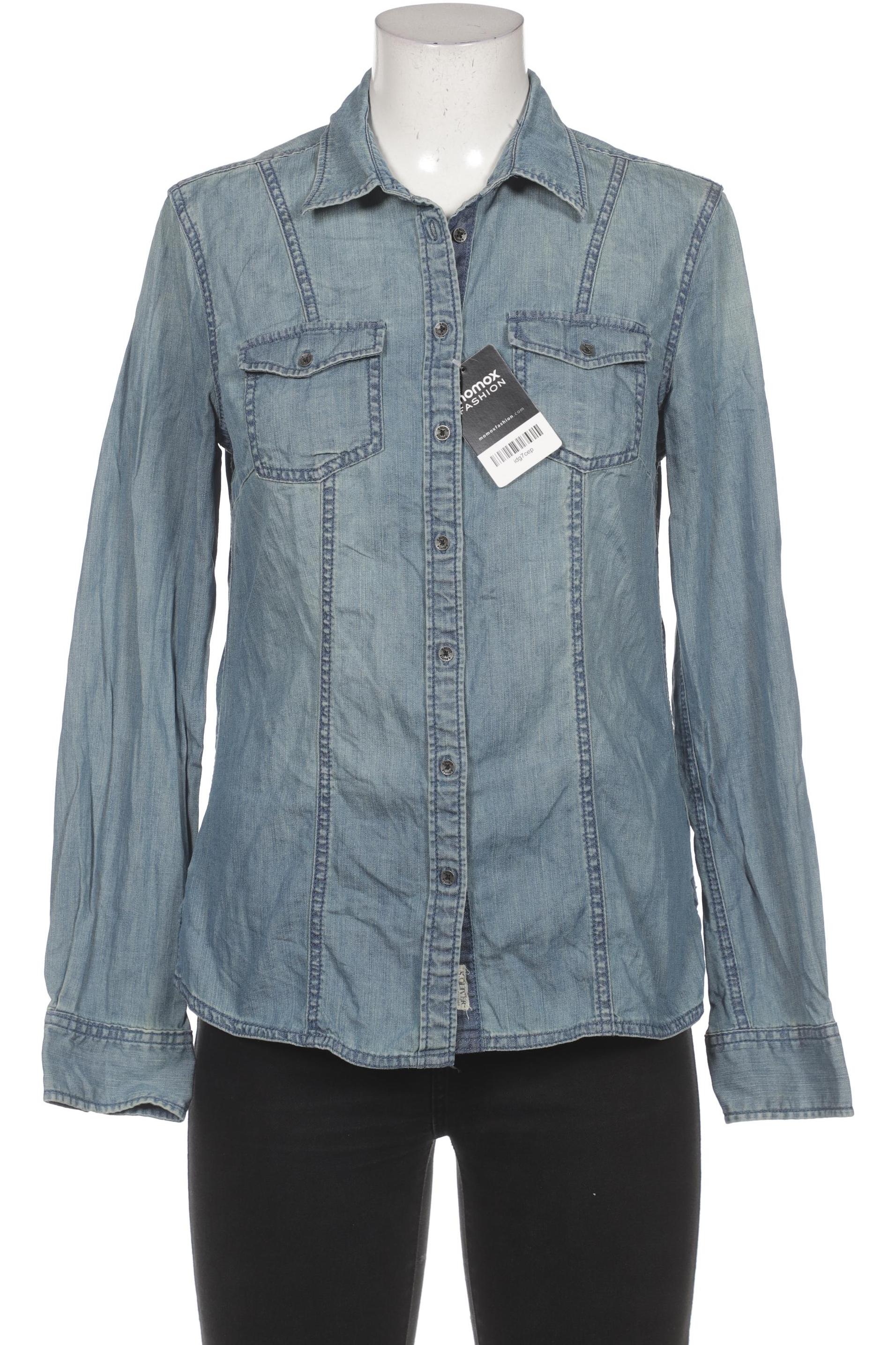 

s.Oliver Damen Bluse, blau, Gr. 38