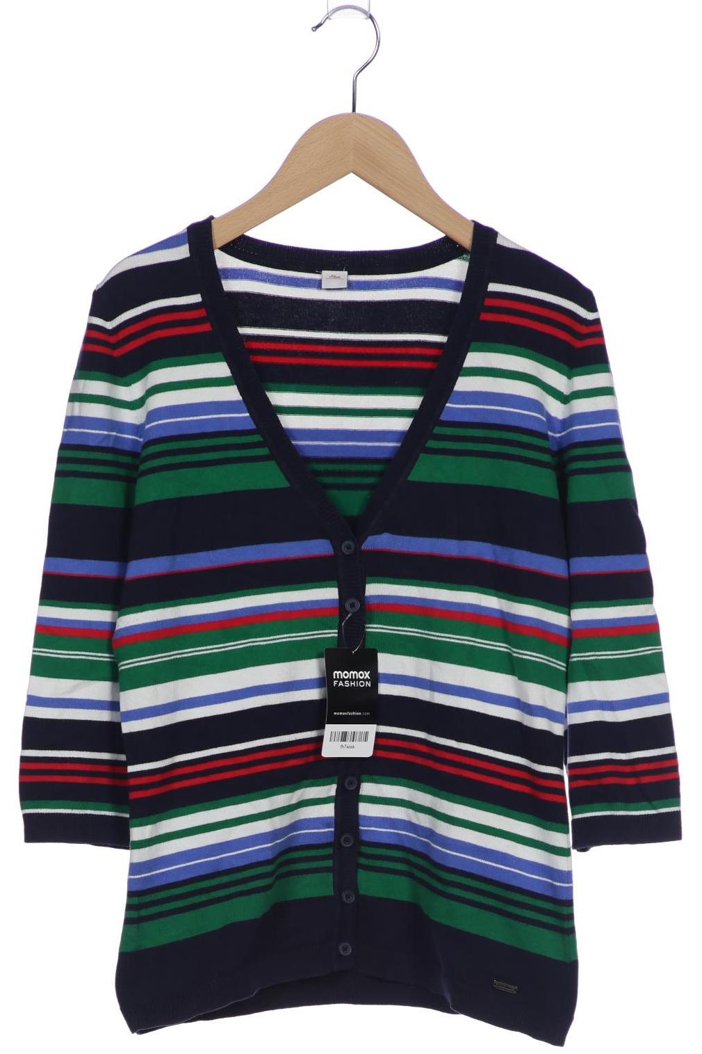 

s.Oliver Damen Strickjacke, mehrfarbig, Gr. 36