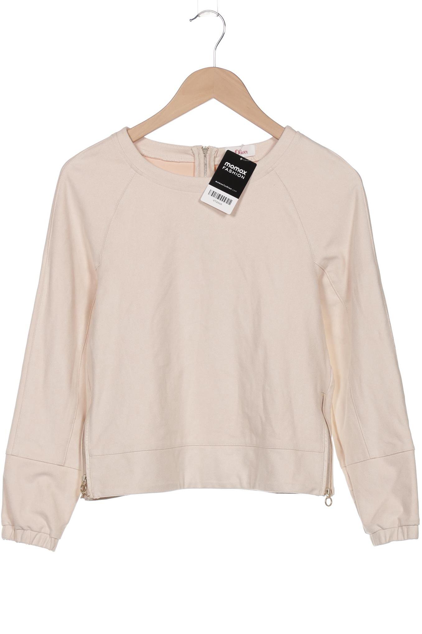 

s.Oliver Damen Sweatshirt, cremeweiß, Gr. 34